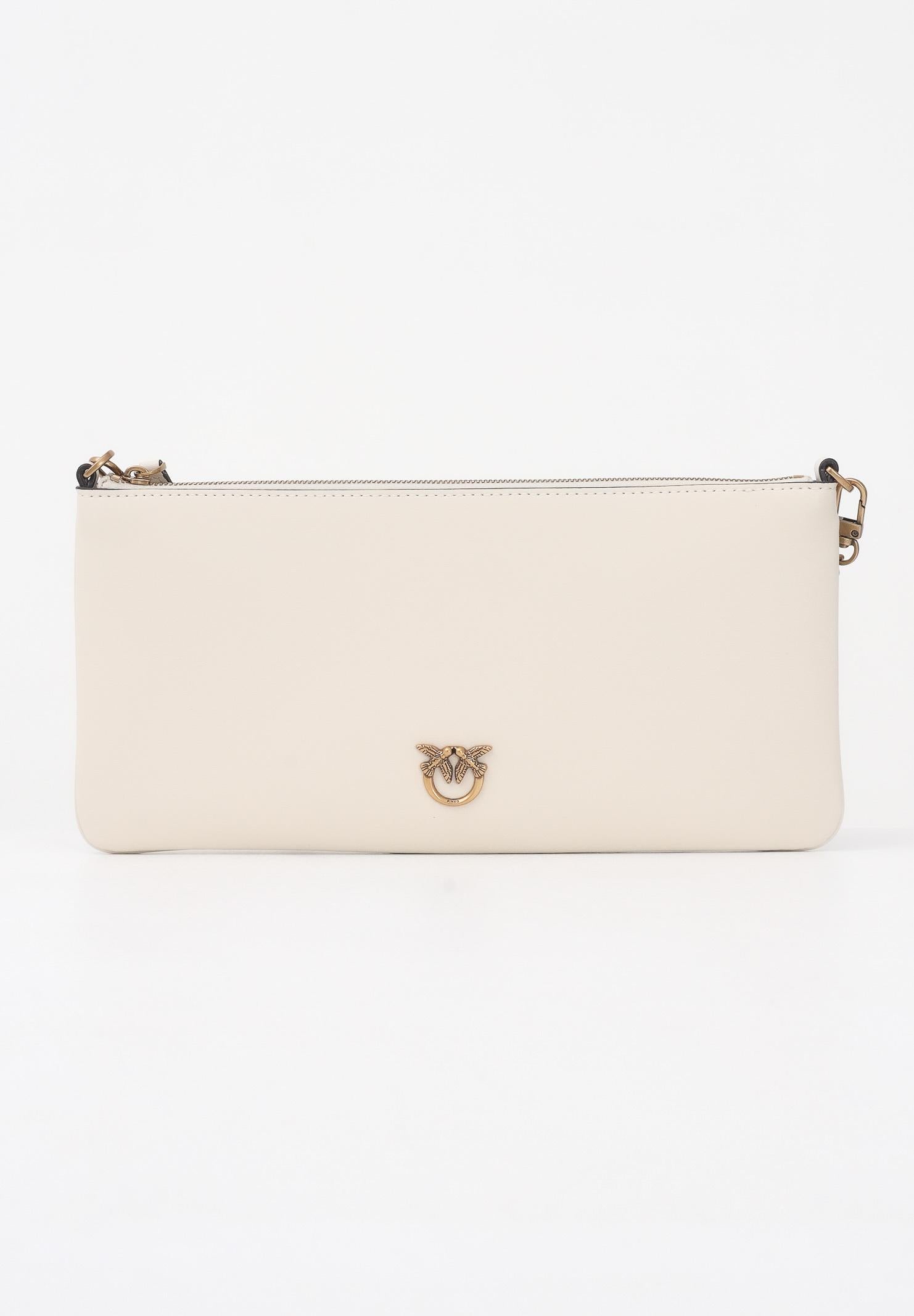 PINKO Pochette Horizontal Flat Bag panna da donna 102747A0F1 Z14Q PINKO