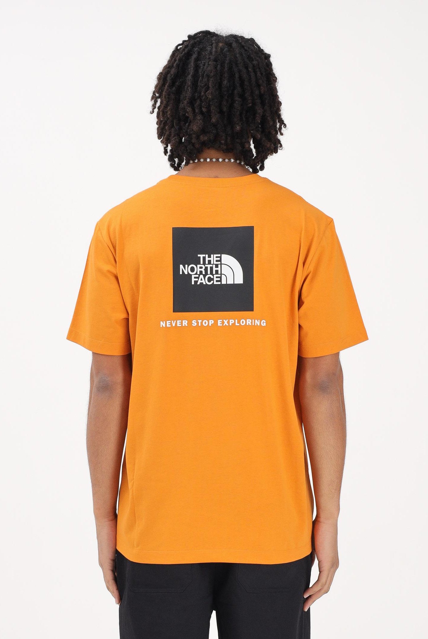 THE NORTH FACE T-shirt a manica corta Evolution NSE Box Regular arancione da uomo NF0A8B6KG5I1 . THE NORTH FACE