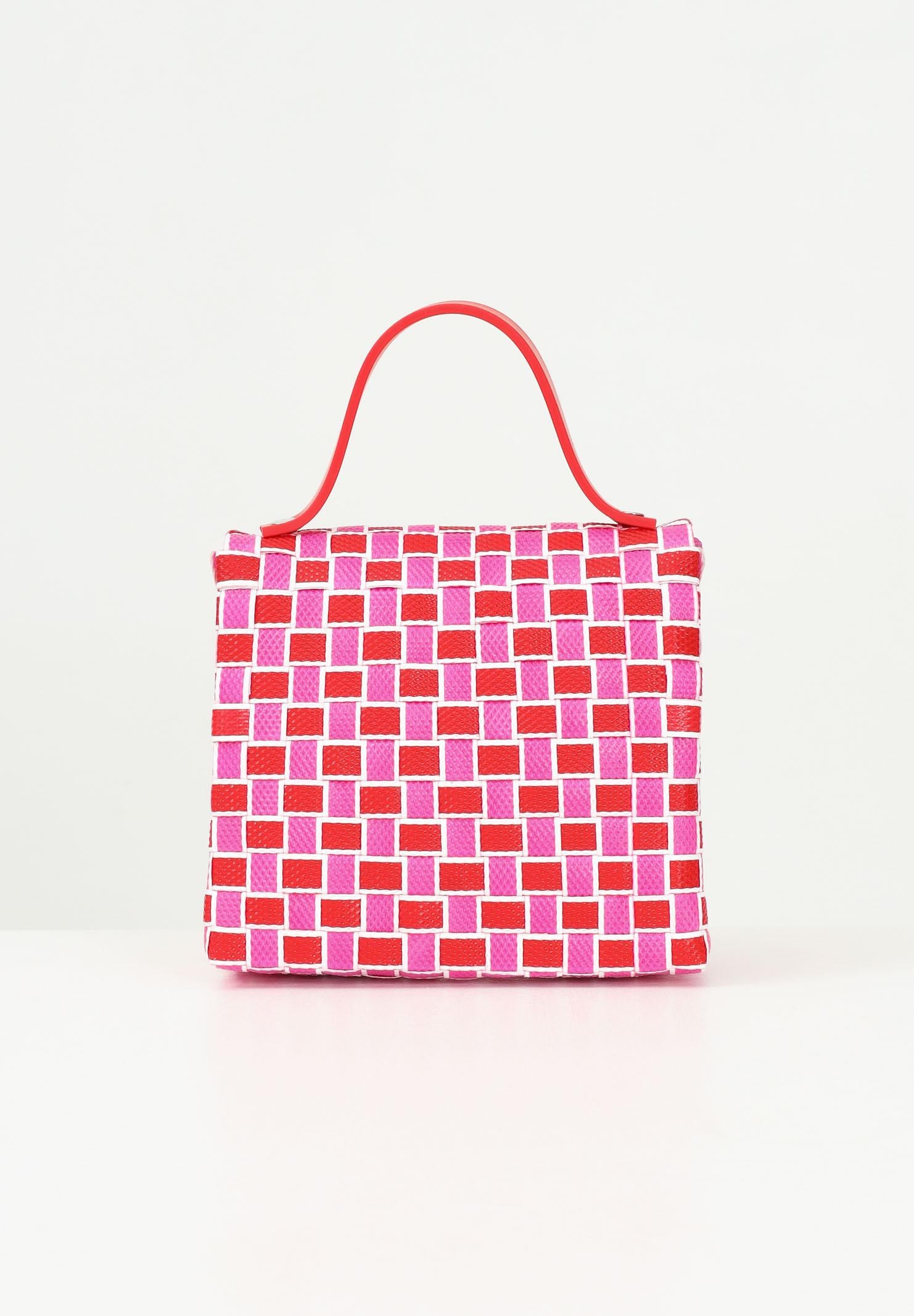 MARNI Borsa a mano Joy Macro fucsia e rossa da donna M01481M00IW 0MC69 MARNI