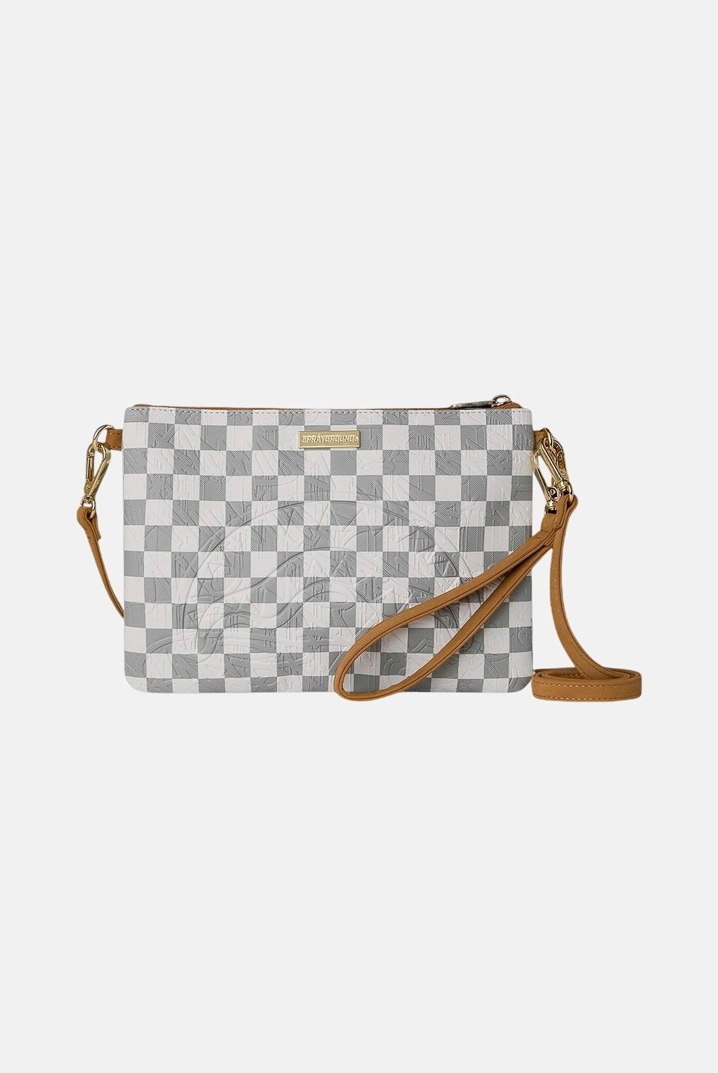 SPRAYGROUND Pochette 3AM CREAM bianca e grigia per uomo e donna 910B8984NSZ . SPRAYGROUND