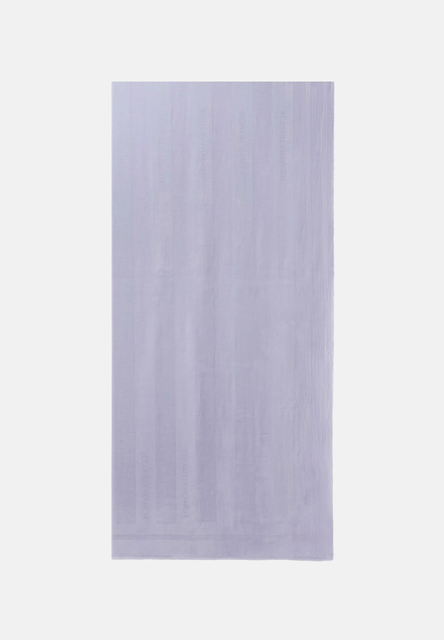ELISABETTA FRANCHI Pashmina lilla da donna con logo SC14F61E2 EV7 ELISABETTA FRANCHI