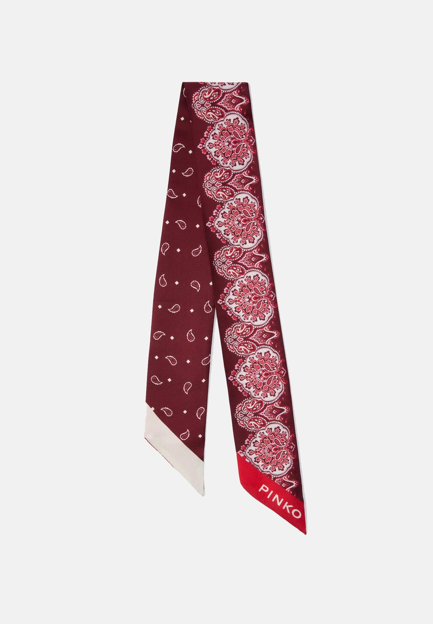 PINKO Foulard POGO bordeaux da donna 106653A38G YC3 PINKO
