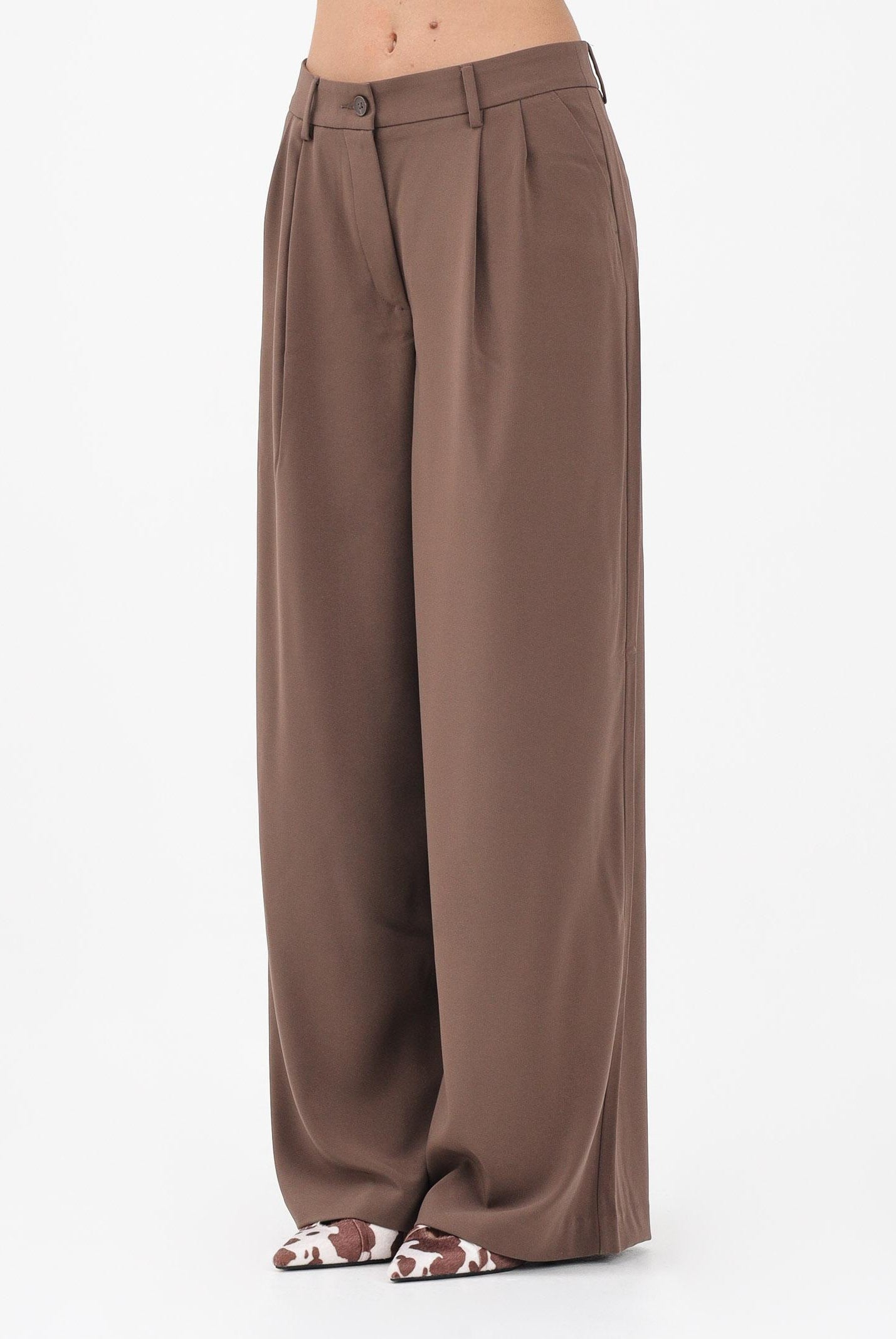 ONLY Pantalone elegante marrone da donna 15363801 CHMA ONLY