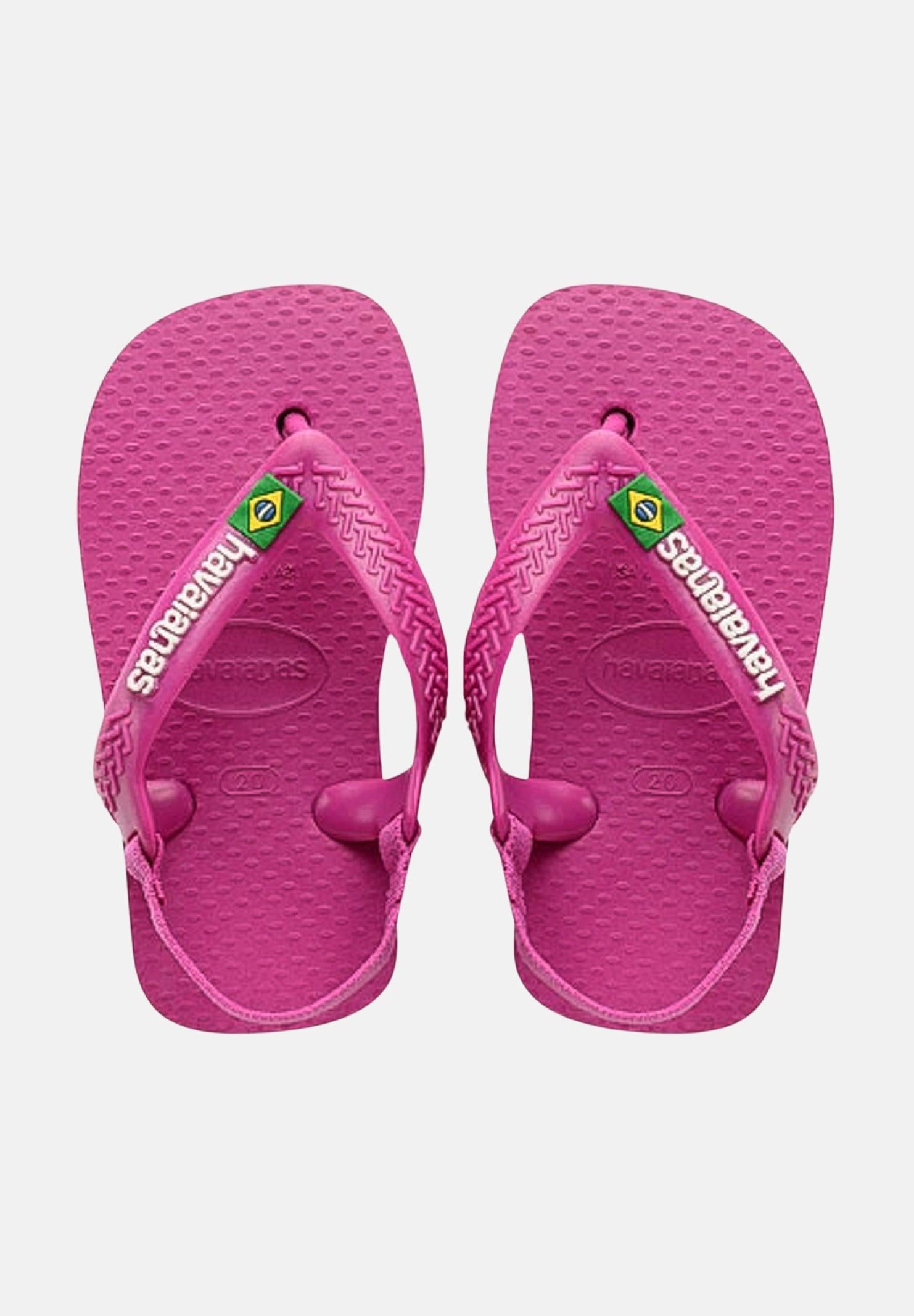 Infradito fucsia da neonato Brasil Logo II 4140577 8418 HAVAIANAS