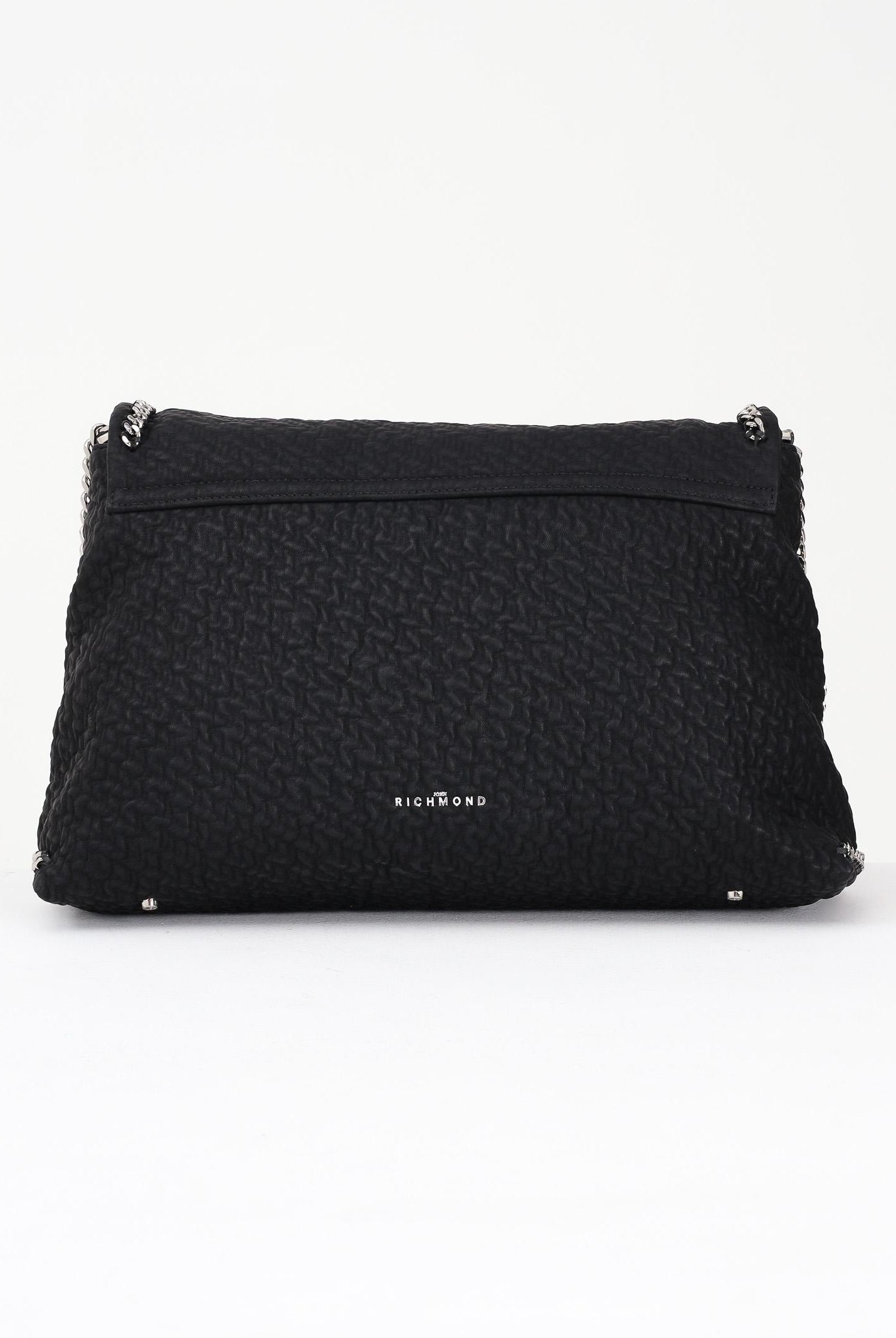 RICHMOND Shopper nera da donna con logo e rifinitura catena RWA25202BO BL RICHMOND