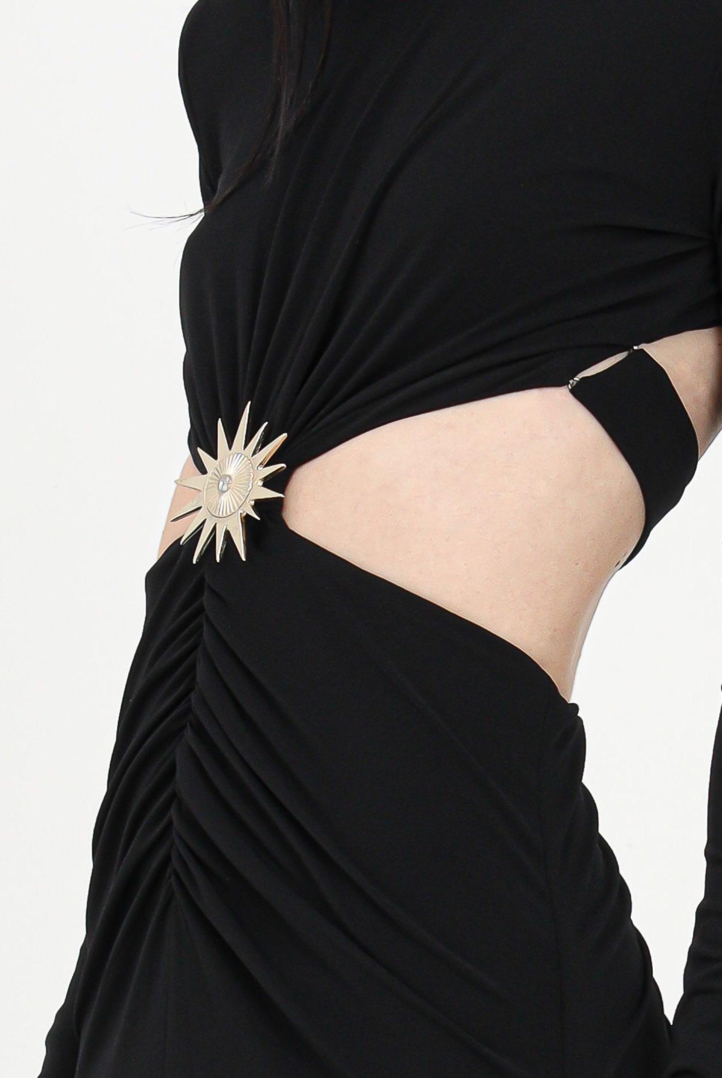 Spilla oro da donna a forma di sole AS23099 . ALMA SANCHEZ