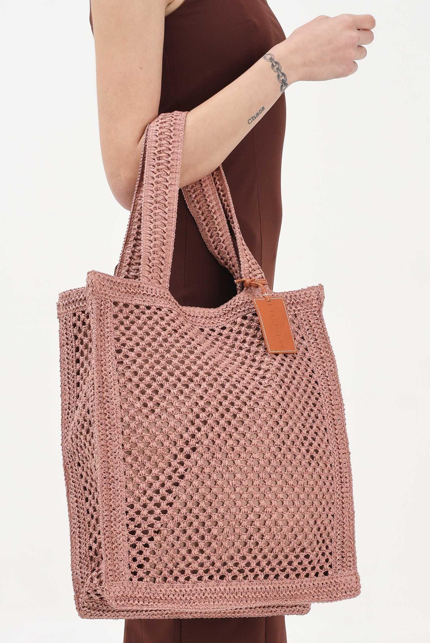 ME FUI Borsa mare rosa da donna MA26-SW0050PK . ME FUI