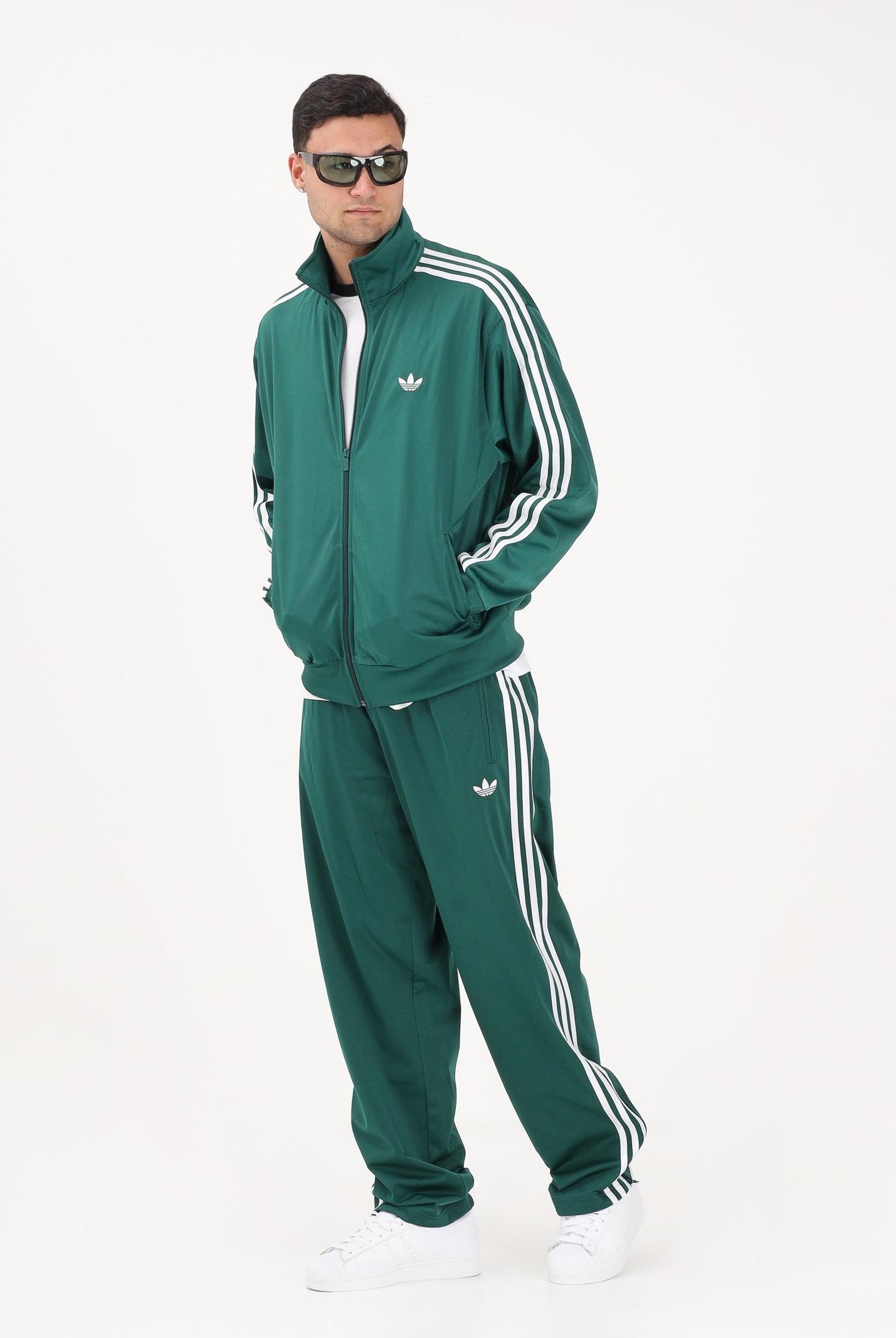 ADIDAS ORIGINALS Pantalone sportivo FIREBIRD verde da uomo KD8317 . ADIDAS ORIGINALS