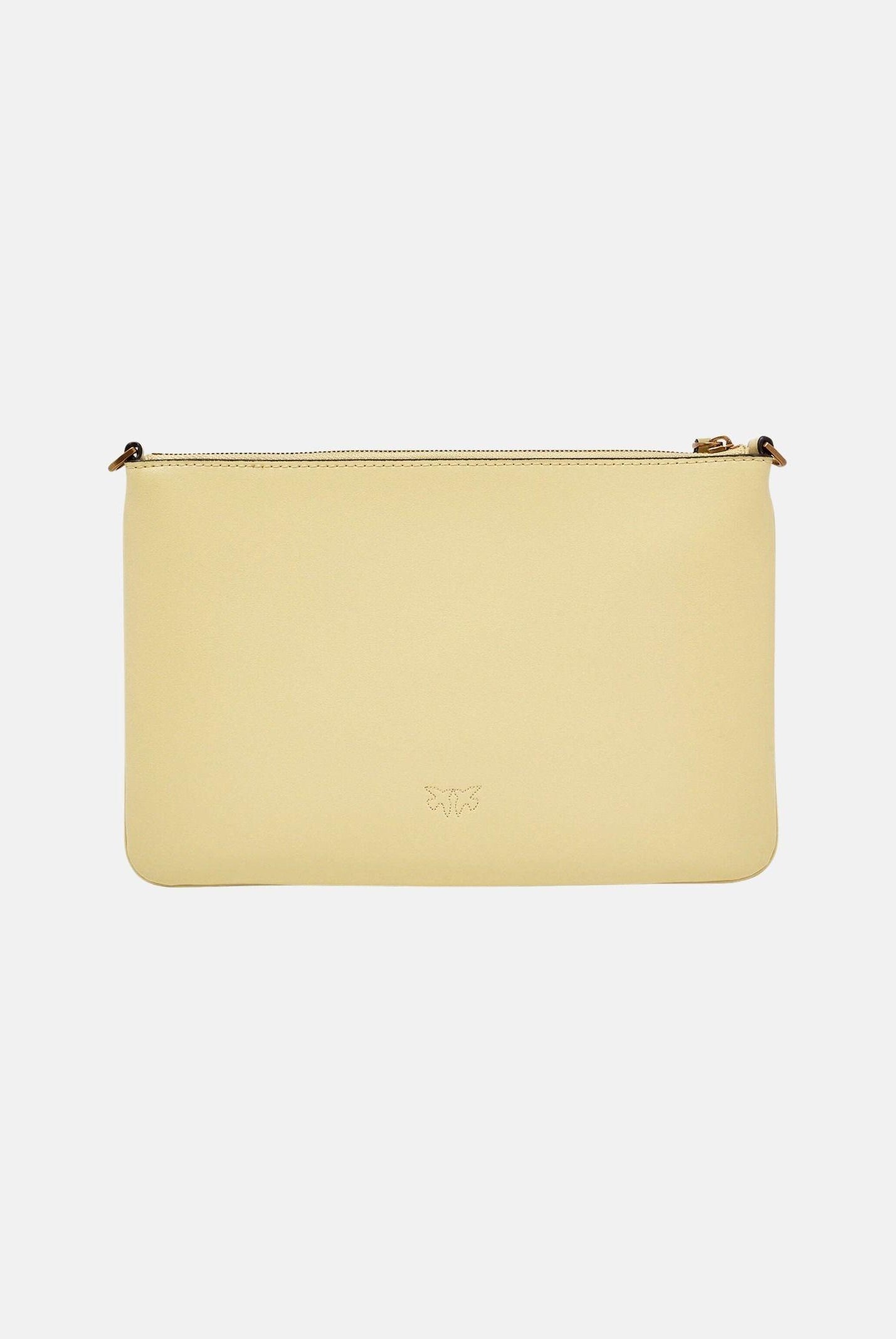 PINKO Pochette Classic Flat Love Bag Simply giallo vaniglia da donna 100455A0F1 C39Q PINKO