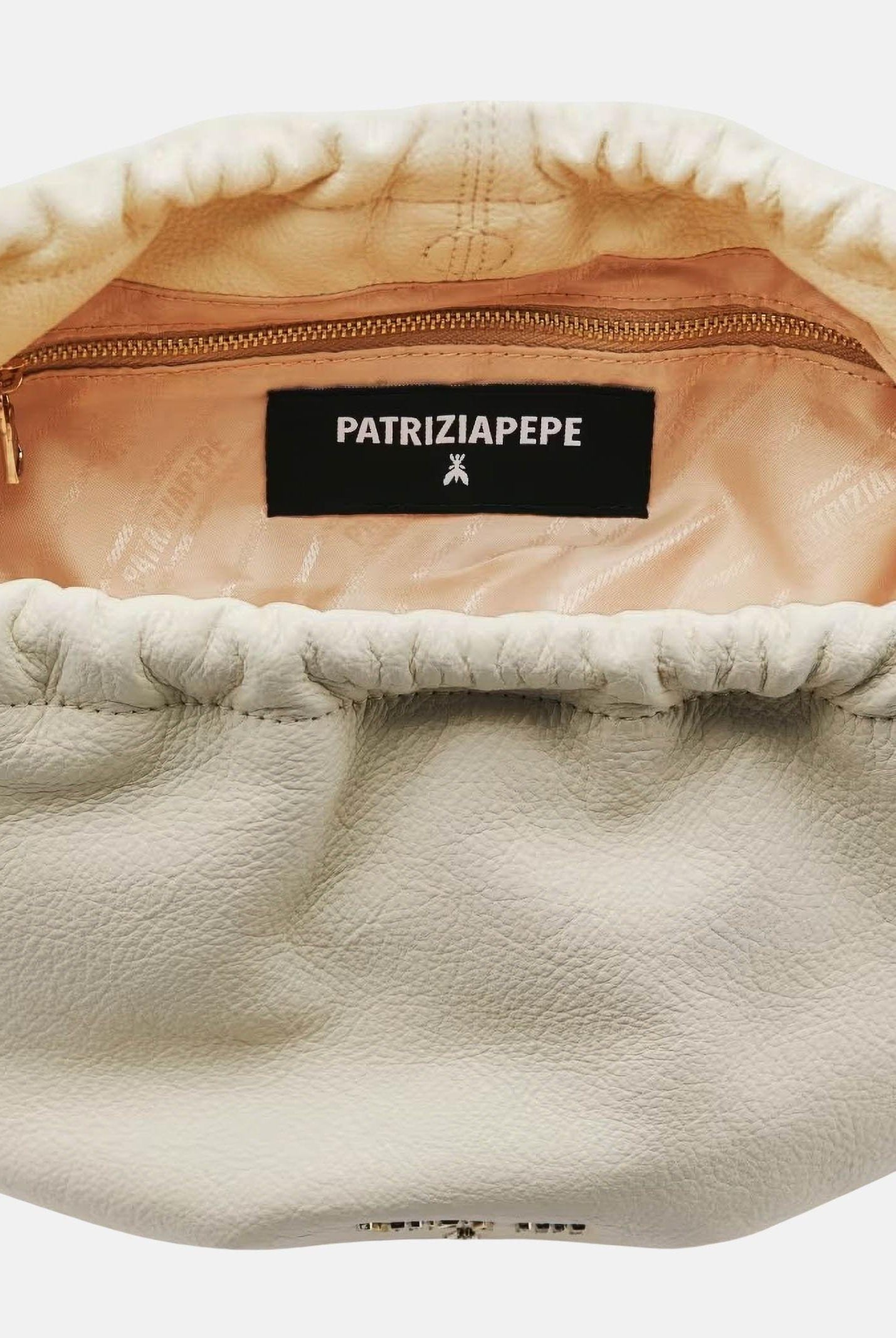 PATRIZIA PEPE Pochette Bubble panna da donna 2B0161L133 W405 PATRIZIA PEPE