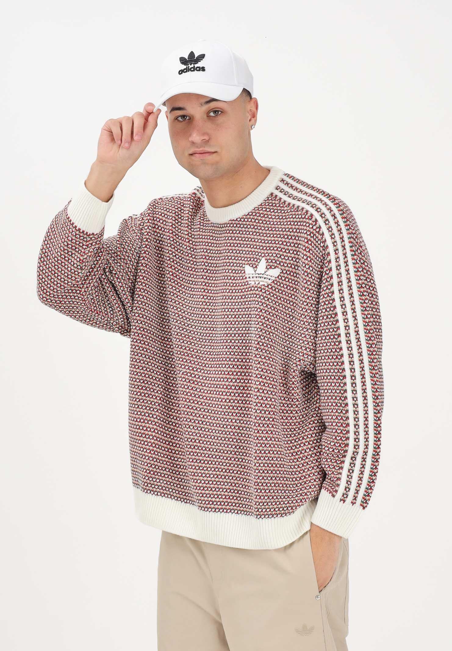 ADIDAS ORIGINALS Maglioncino girocollo Holiday Pack Knit multicolore per uomo e donna KQ6291 . ADIDAS ORIGINALS