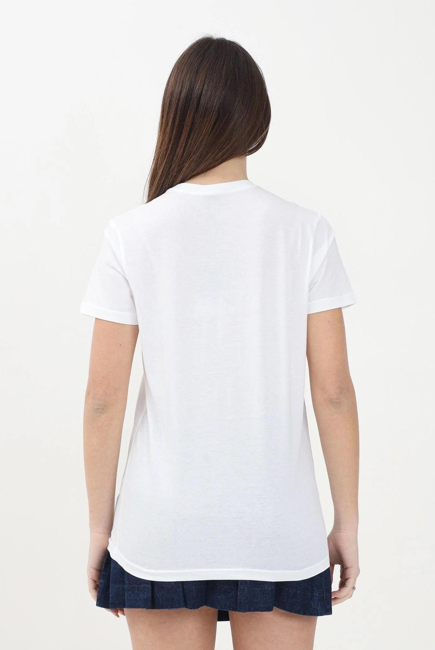 N21 T-shirt a manica corta bianca per donna, ragazzi e bambini con stampa logo N21173N0153 0N100 N21