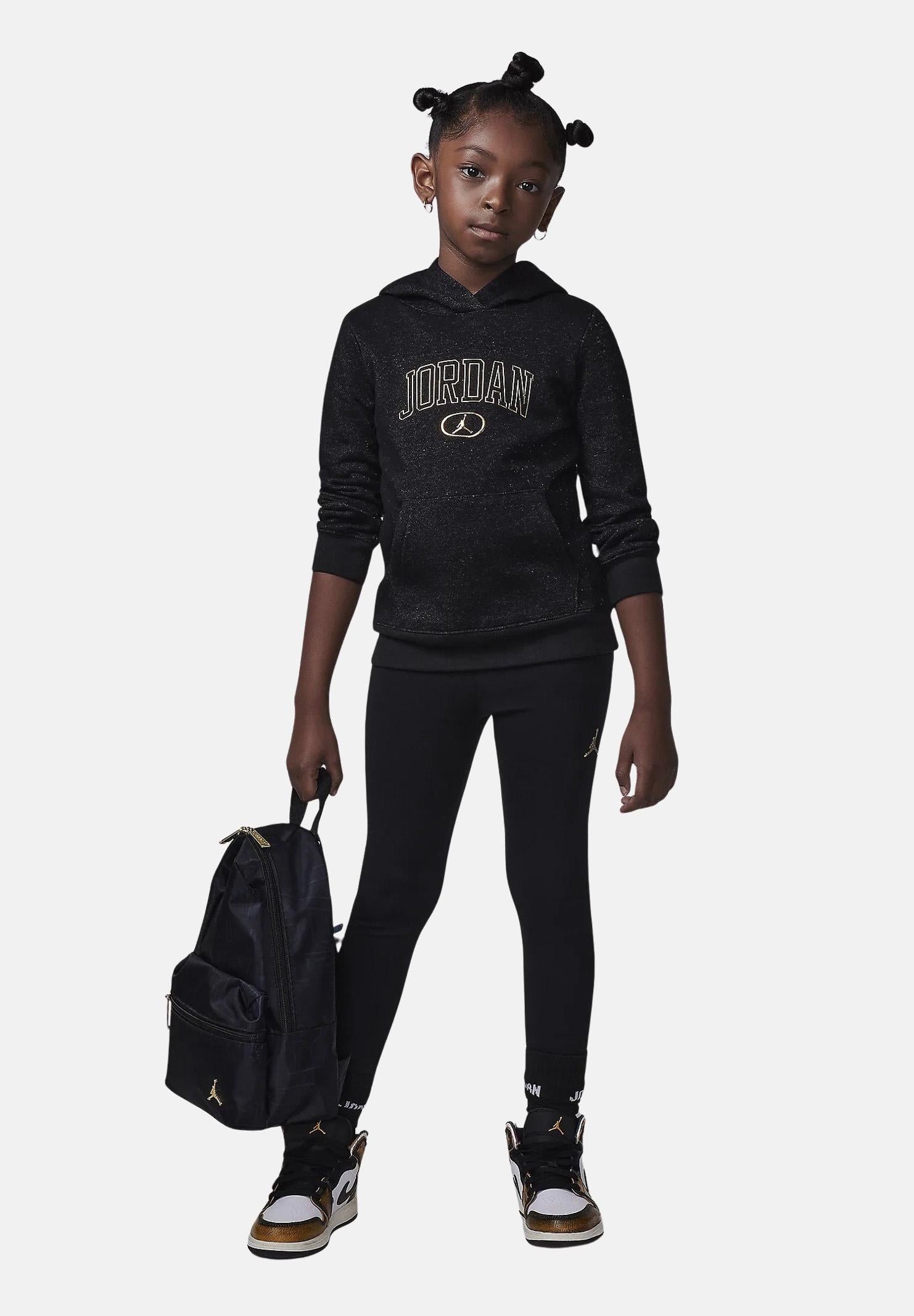 Tuta "See Me Shine" nera da bambina 35D565 023 JORDAN
