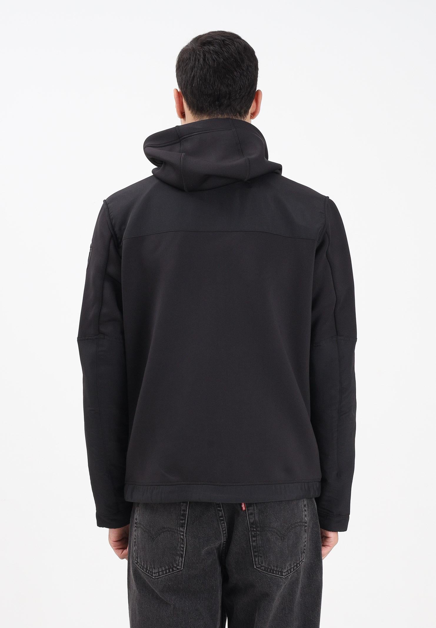 BLAUER Felpa con zip SCUBA MULTITASCHE RODMAN nera da uomo 25WBLUF02252-004745 999 BLAUER