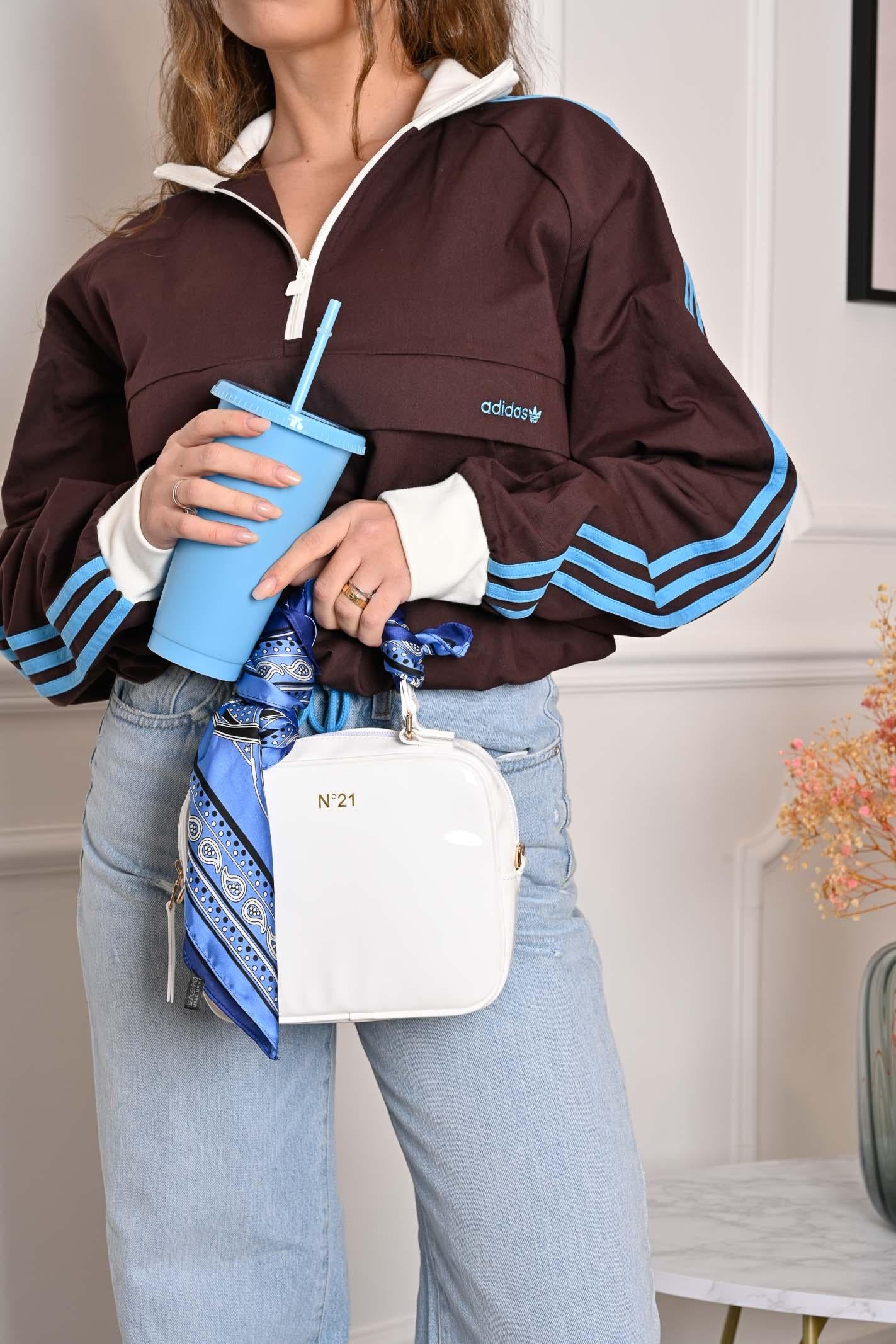 N21 Borsa a forma di cartella bianca da donna N2104PN0244 0N100 N21