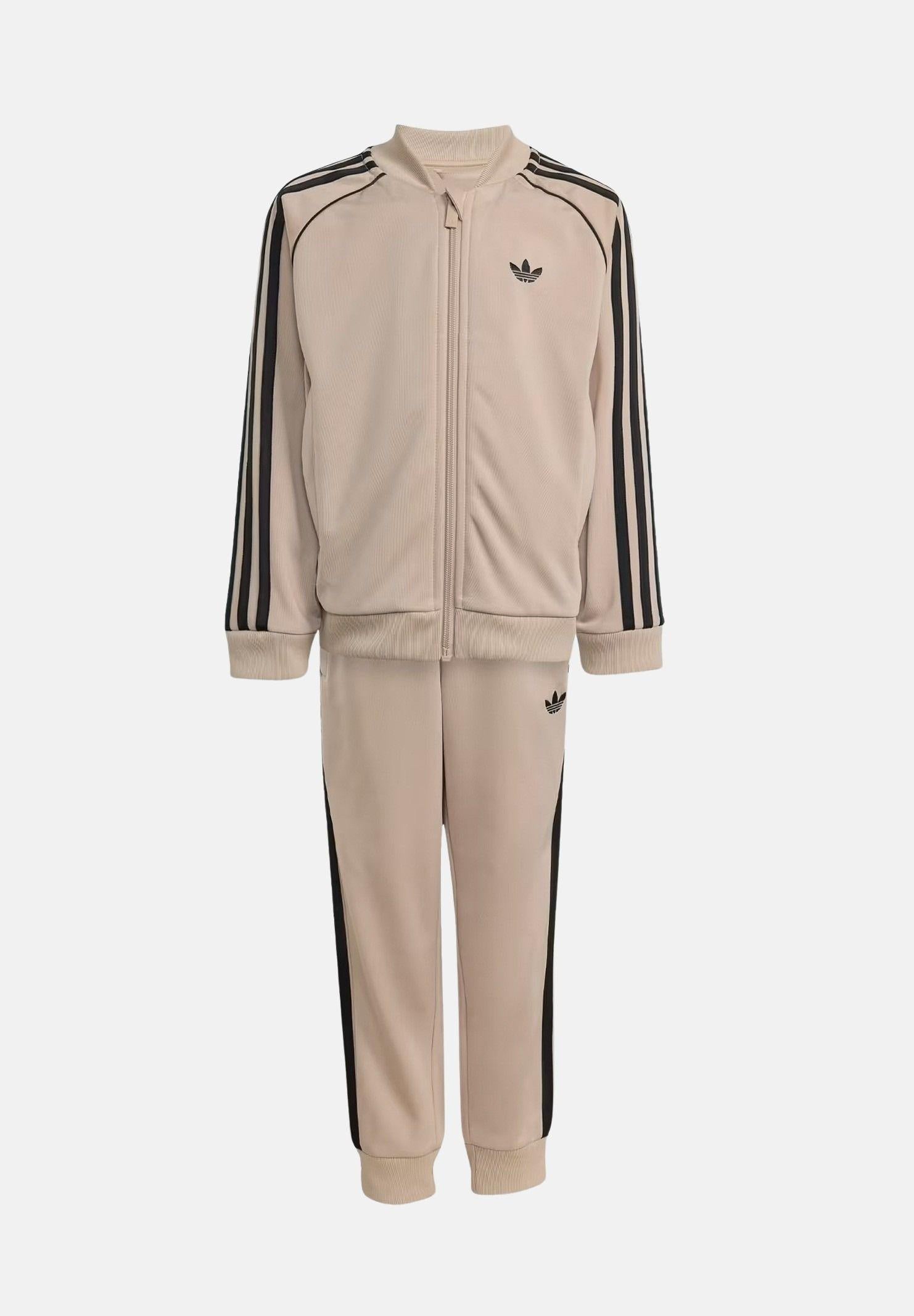 ADIDAS ORIGINALS Tuta SST beige per bambino e bambina KD5743 . ADIDAS ORIGINALS