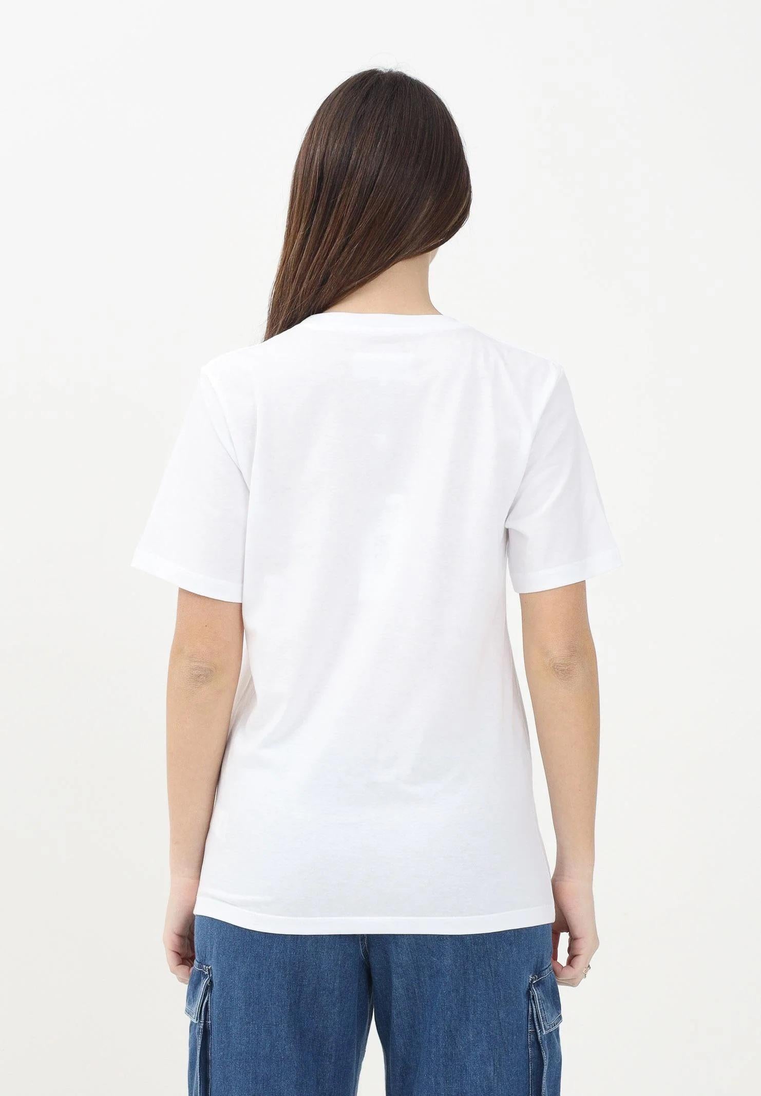 MAISON MARGIELA T-shirt a manica corta bianca per donna, ragazze e bambina con "Stamp Numbers" M60803MM02Y M6100 MAISON MARGIELA