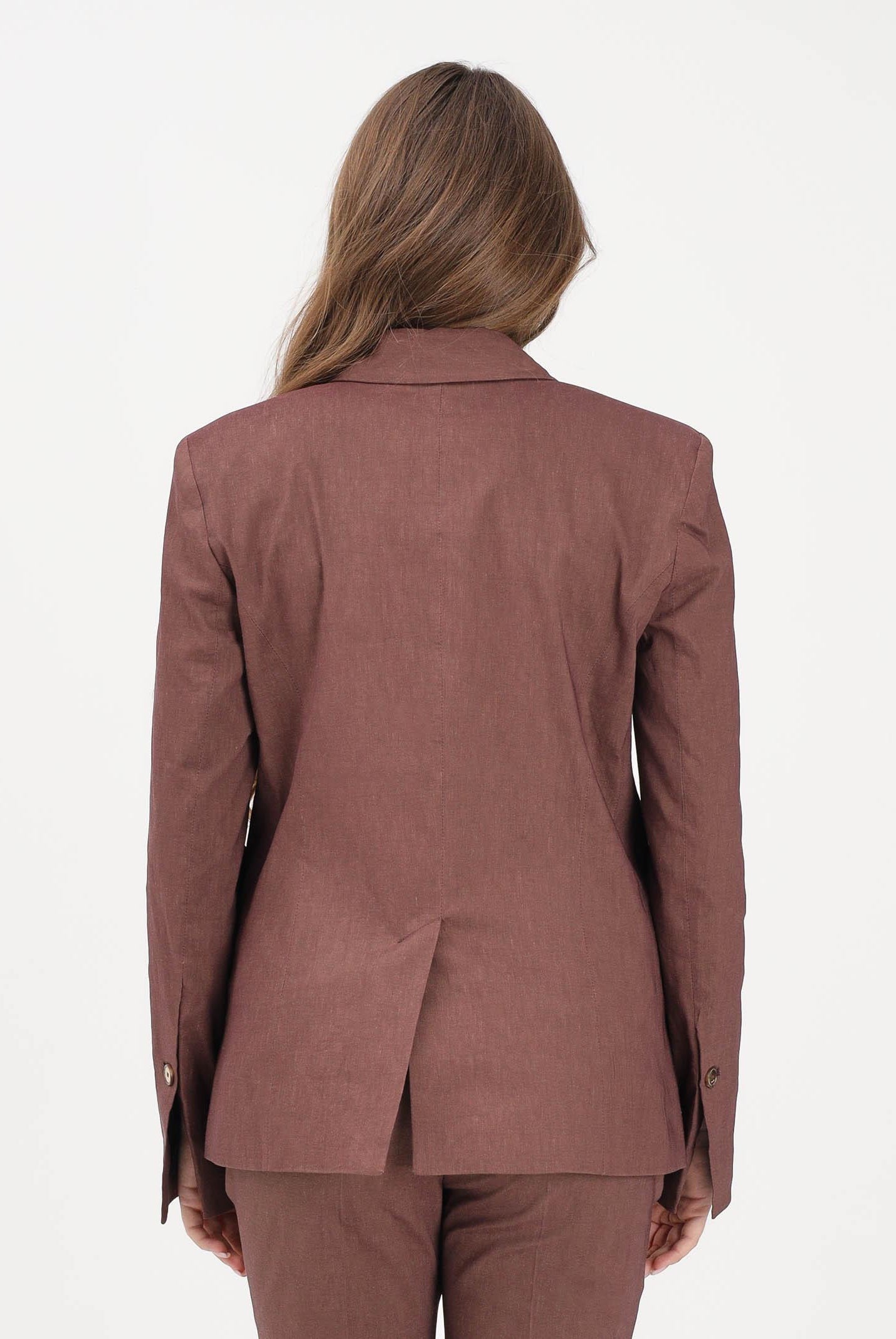 PINKO Giacca monopetto marrone da donna 106597A34I L78 PINKO