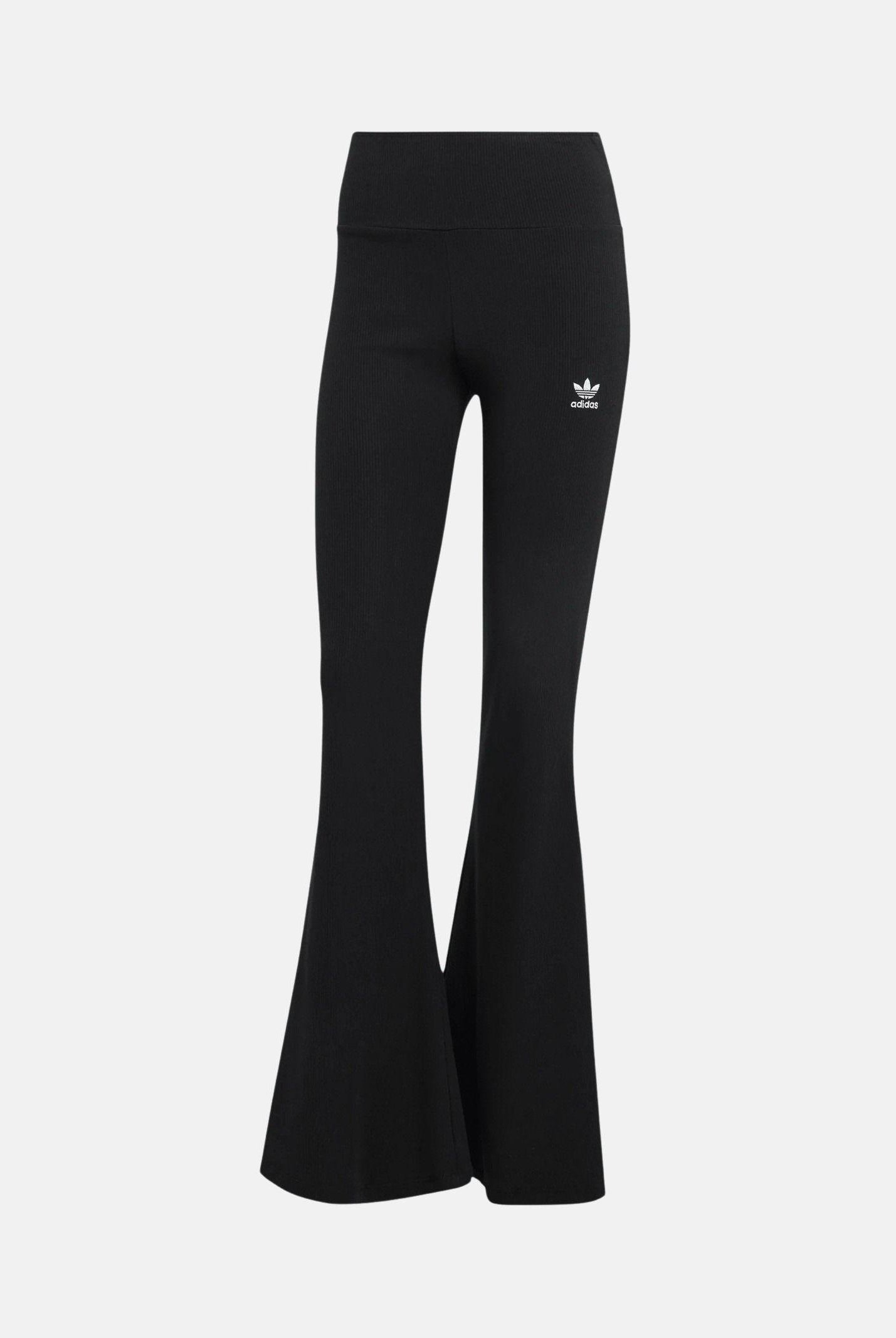 ADIDAS ORIGINALS Leggings sportivo Essentials Rib Flared nero da donna IW5727 . ADIDAS ORIGINALS
