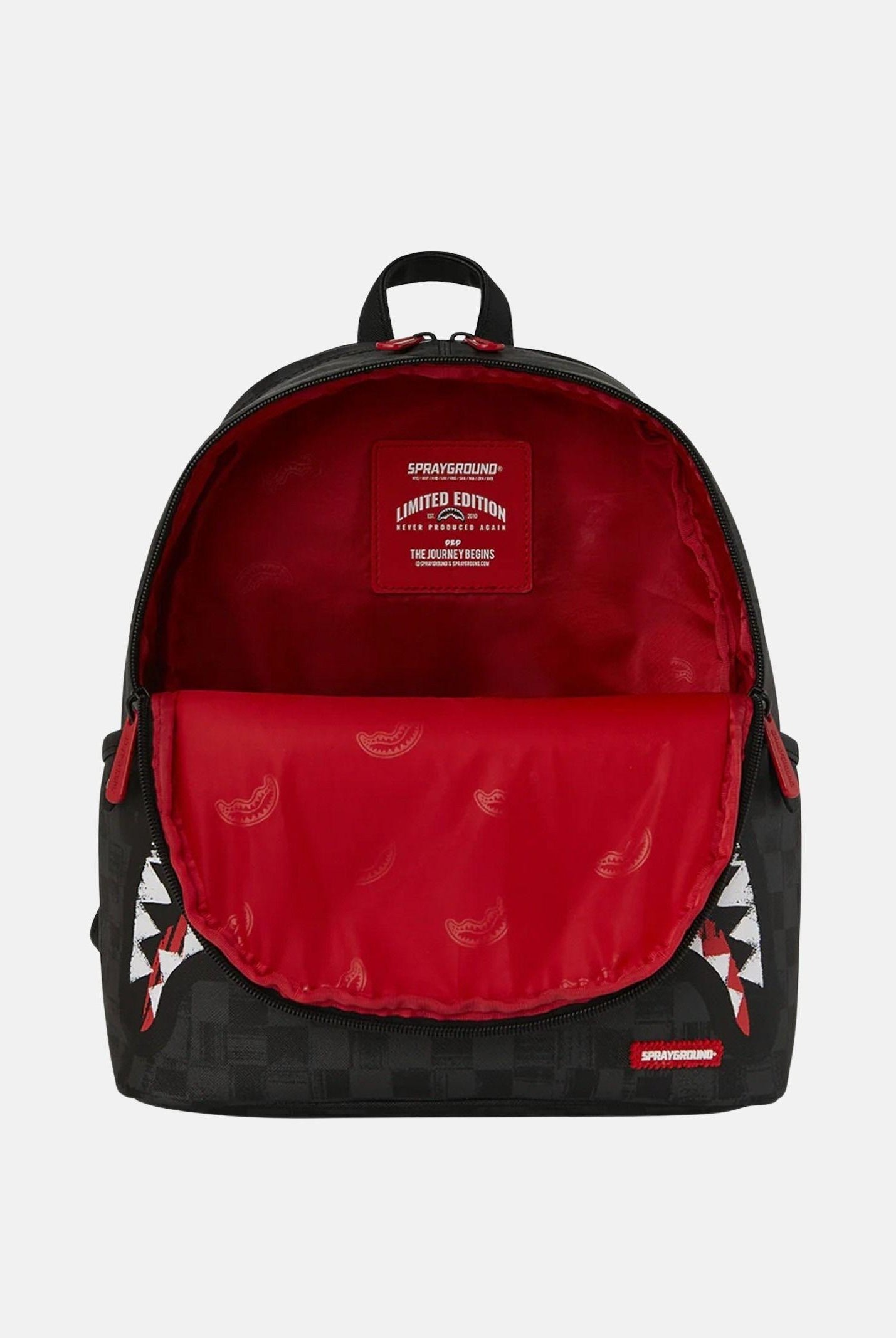 SPRAYGROUND Zainetto SCRIBBLE SHARK SAVAGE BACKPACK nero da donna 910B8226NSZ . SPRAYGROUND