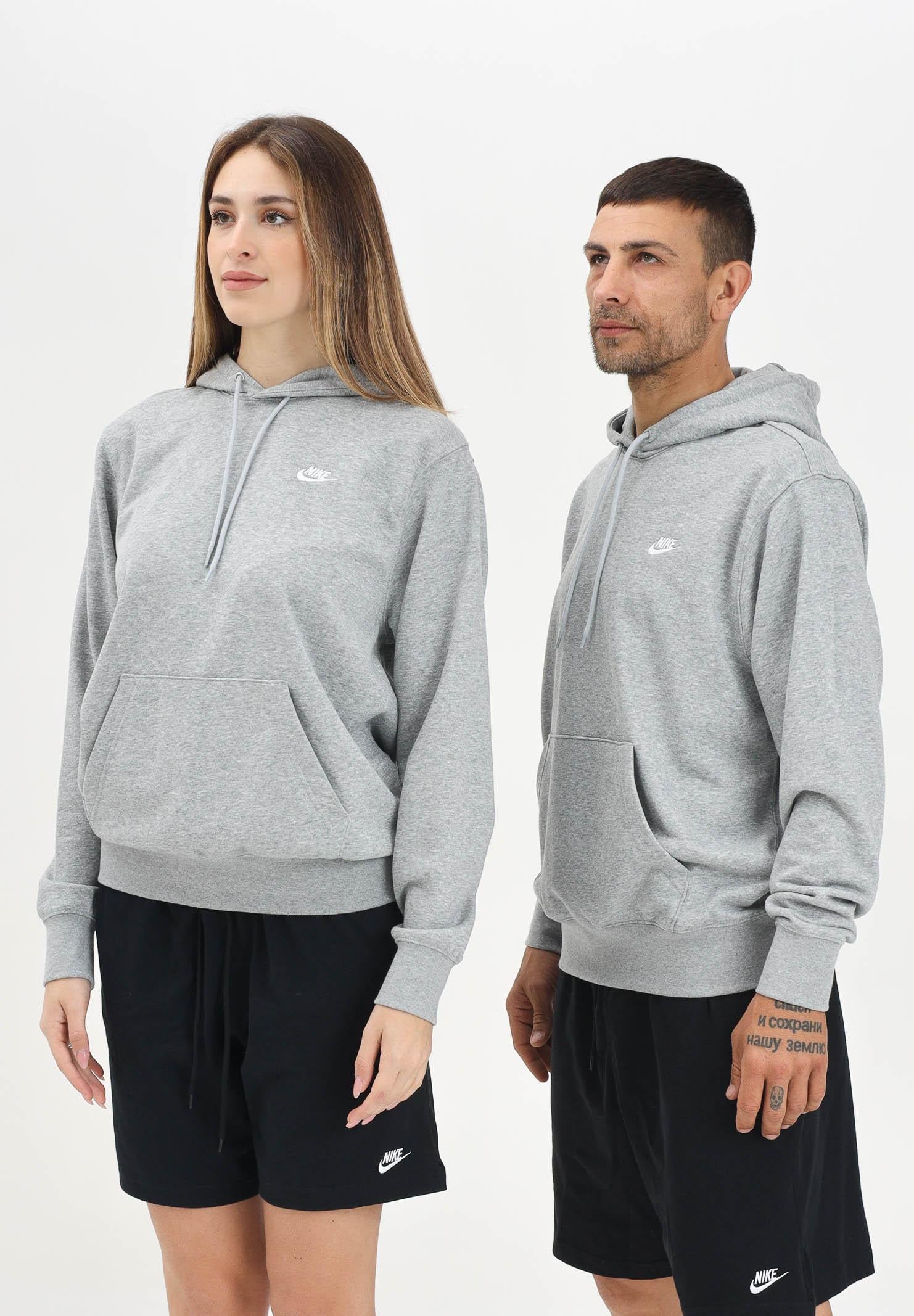 NIKE Felpa con cappuccio Nike Club grigia per uomo e donna FN3866 063 NIKE