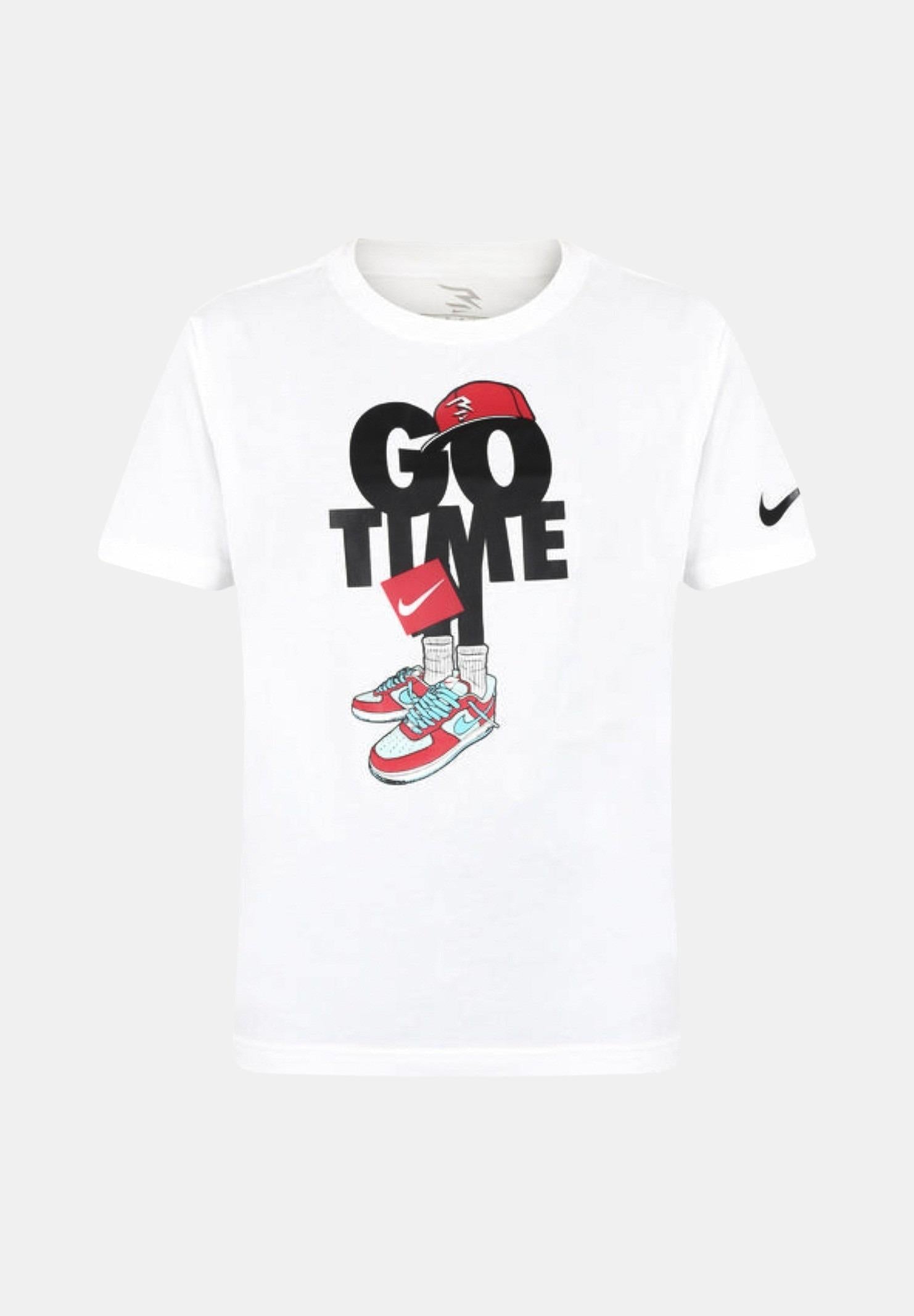 NIKE T-shirt a manica corta bianca da bambino con stampa 9Q1104 001 NIKE