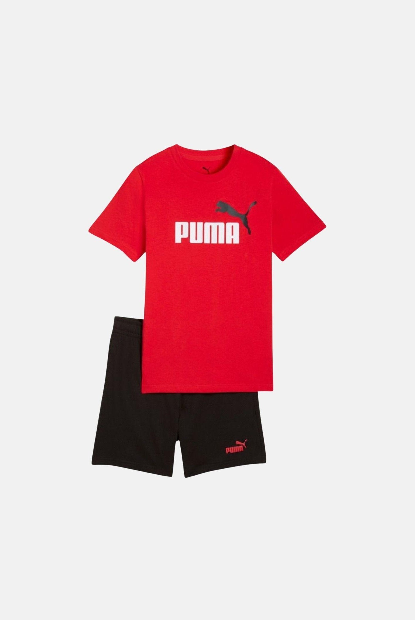 PUMA Completino Essentials rosso e nero per bambino e bambina 686298 11 PUMA