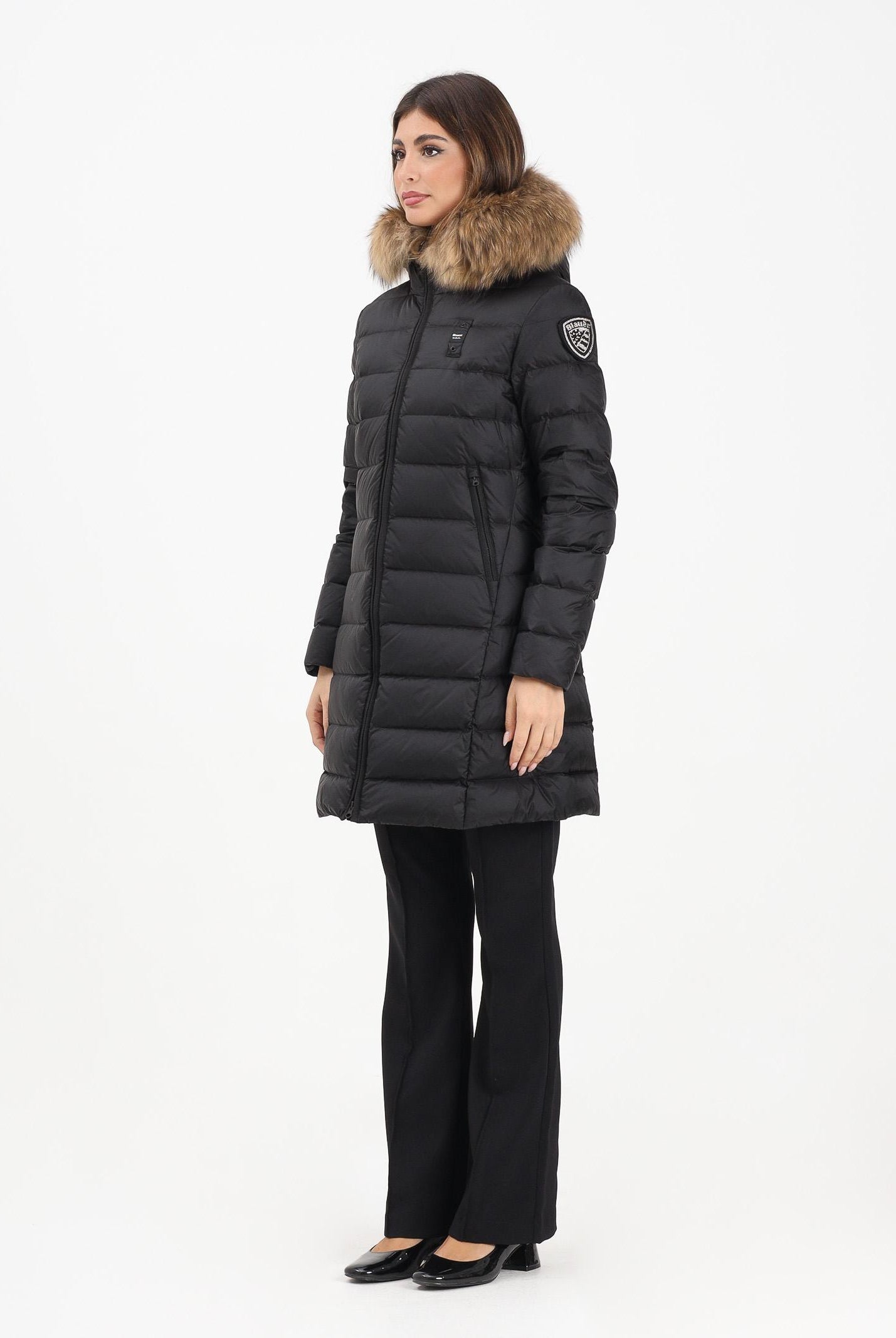 BLAUER Piumino lungo KRISTIN nero da donna 25WBLDK03103-006047 999EI BLAUER