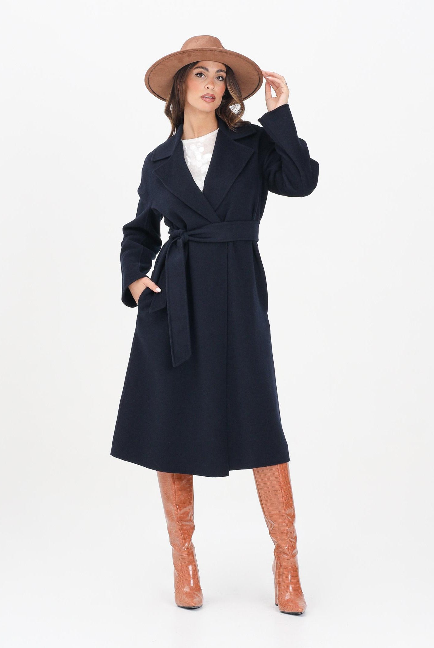 MAX MARA Cappotto Cles blu da donna 2526016111600 006 MAX MARA