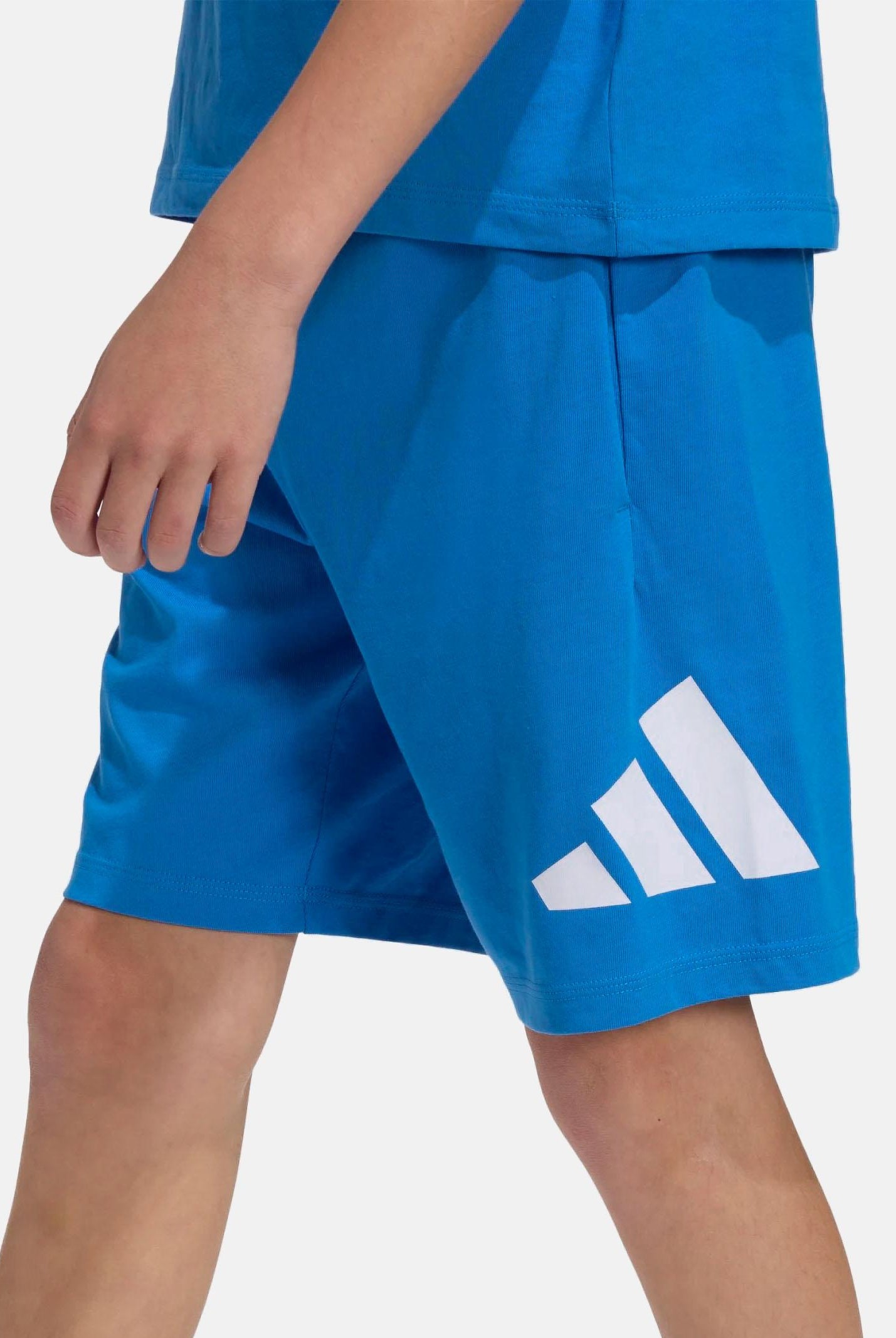 ADIDAS PERFORMANCE Shorts sportivo Essentials Big Logo azzurro da bambino KD6052 . ADIDAS PERFORMANCE