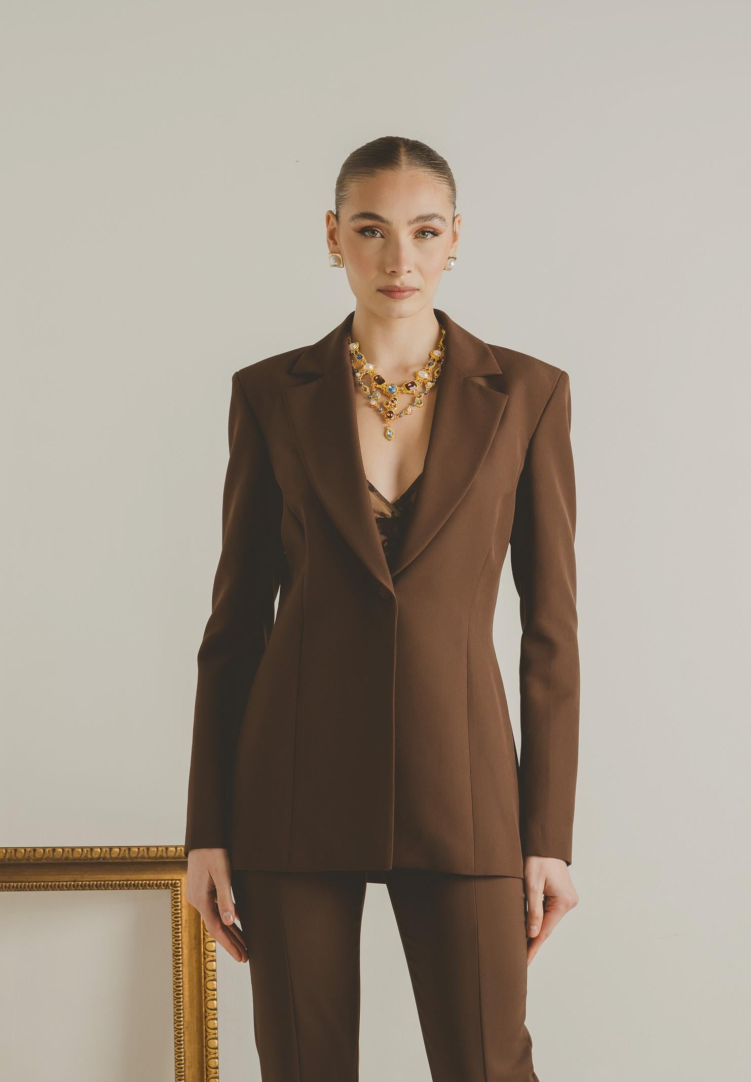 SANTAS Giacca ALLURE marrone da donna PV2622 NU SANTAS