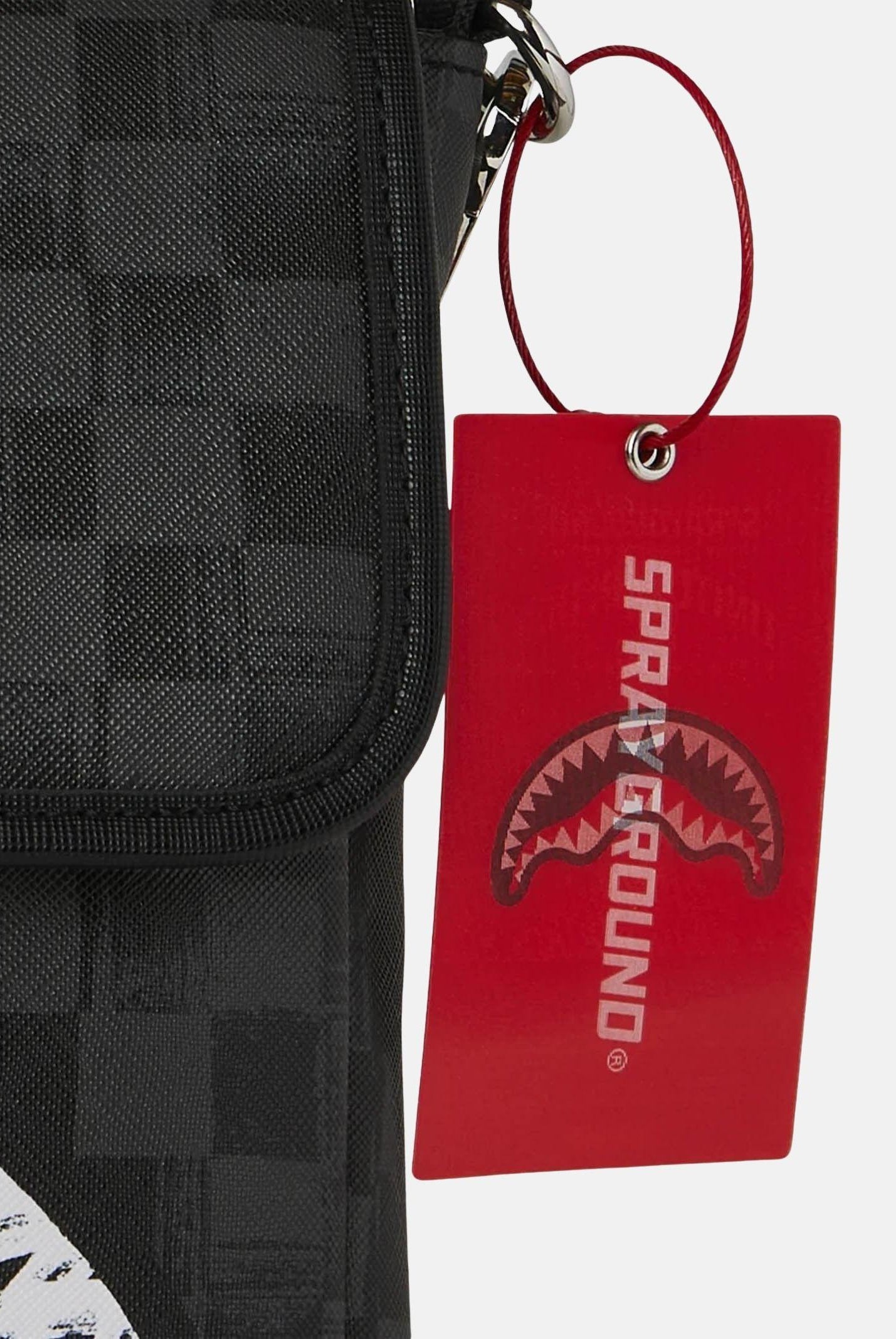 SPRAYGROUND Borsello SCRIBBLE SHARK MESSENGER BAG nero da uomo 910B8228NSZ . SPRAYGROUND