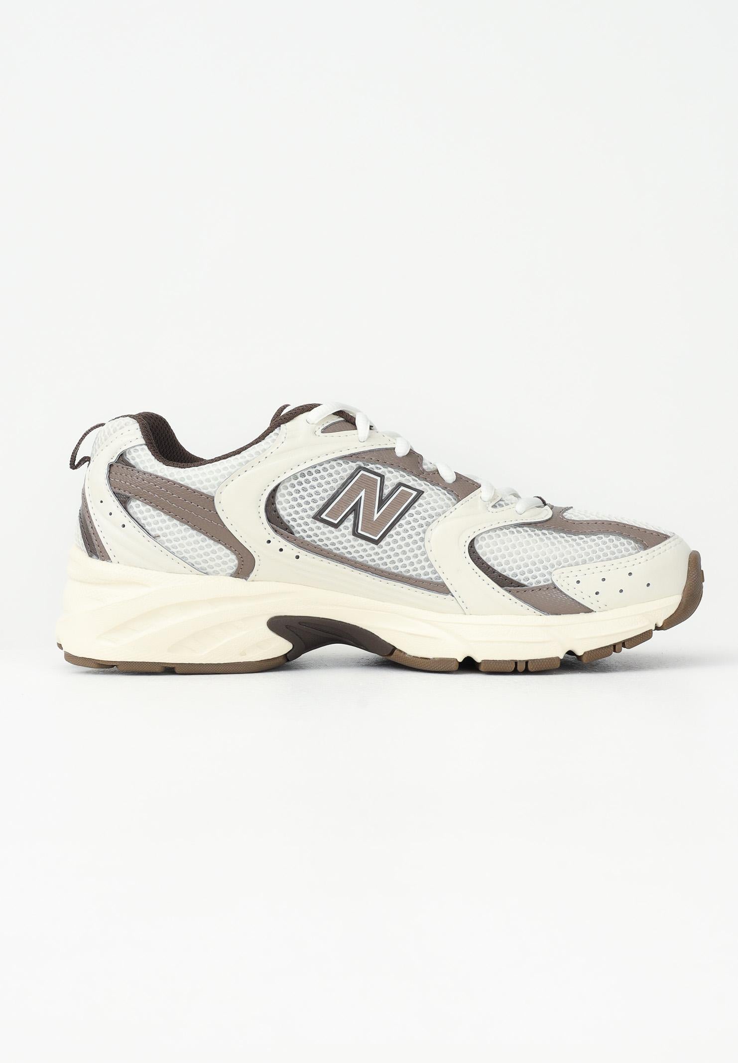 NEW BALANCE Sneakers 530 panna e marroni da uomo MR530ASM NEW BALANCE