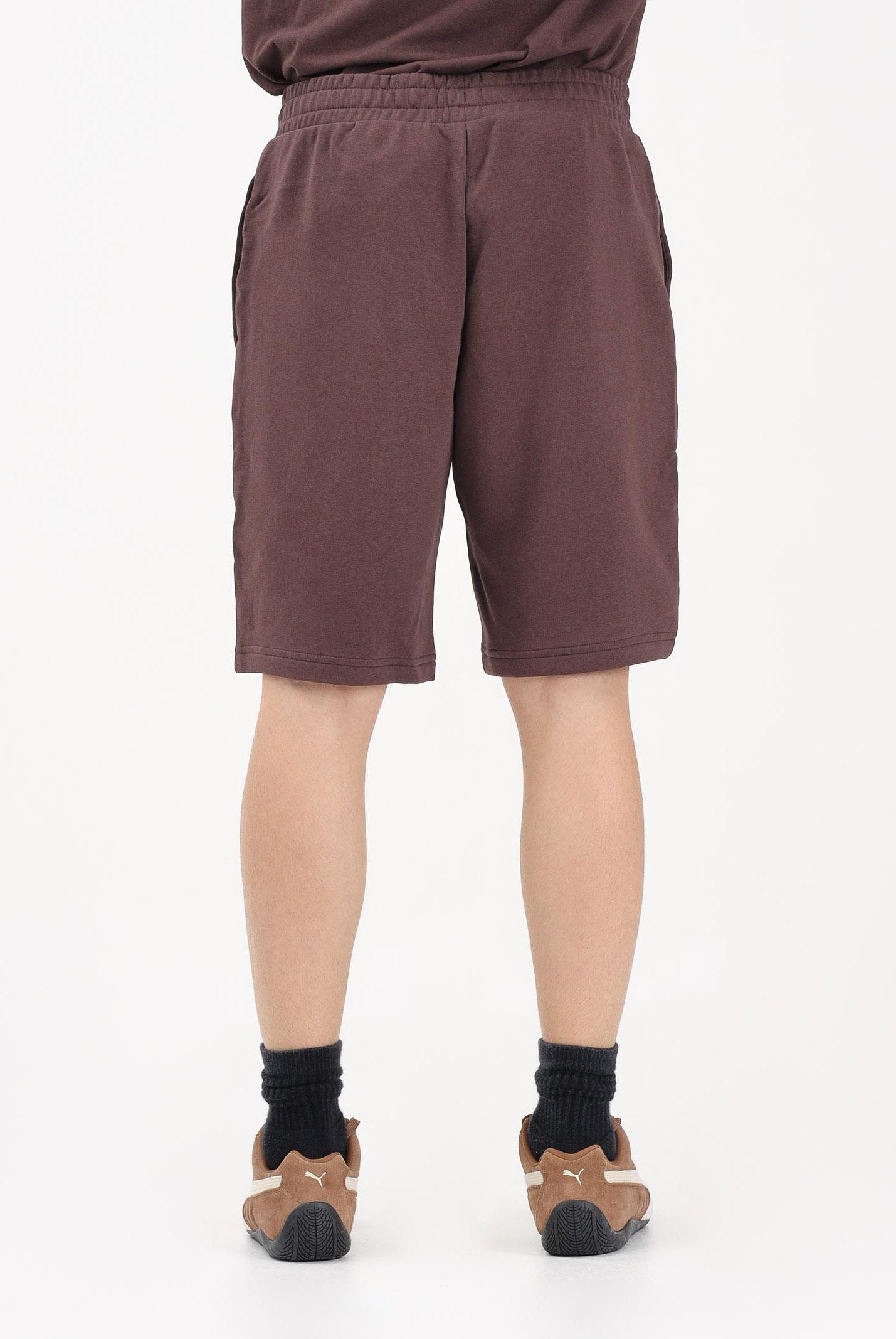 PUMA Shorts sportivo Essentials No. 1 Logo 10" marrone da uomo 682595 31 PUMA