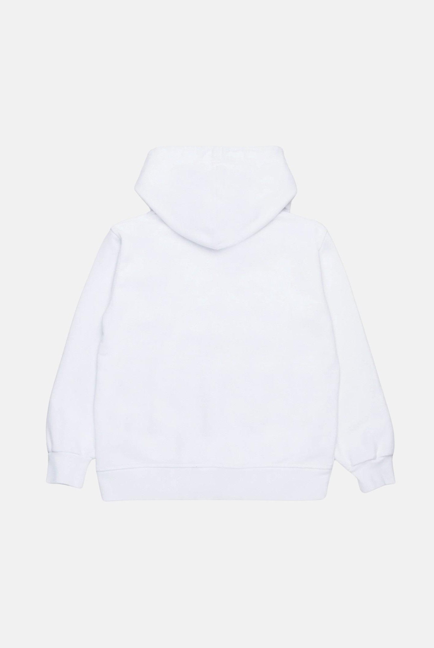 Felpa con cappuccio bianca per bambino e bambina rifinita da stampa logo DQ2907D0AD2-B DQ100 DSQUARED2