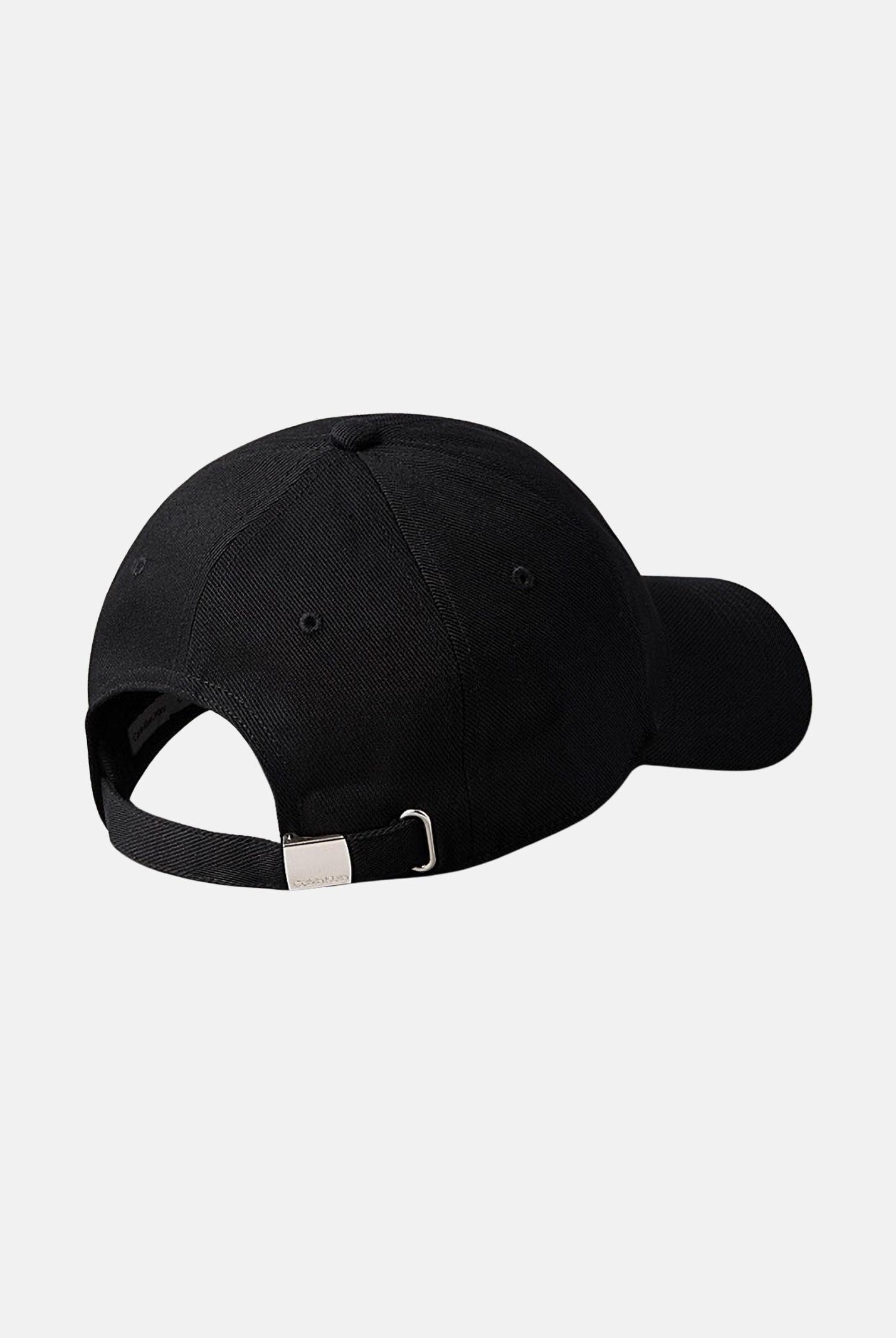 CALVIN KLEIN Cappello con visiera nero per uomo e donna rifinito da logo LV04G5004G UB1 CALVIN KLEIN