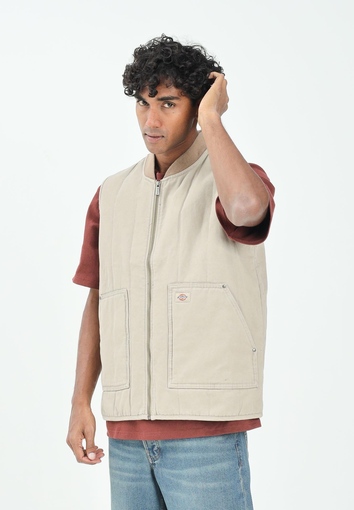 DICKIES Smanicato beige da uomo DK0A87O40DS1 . DIckies