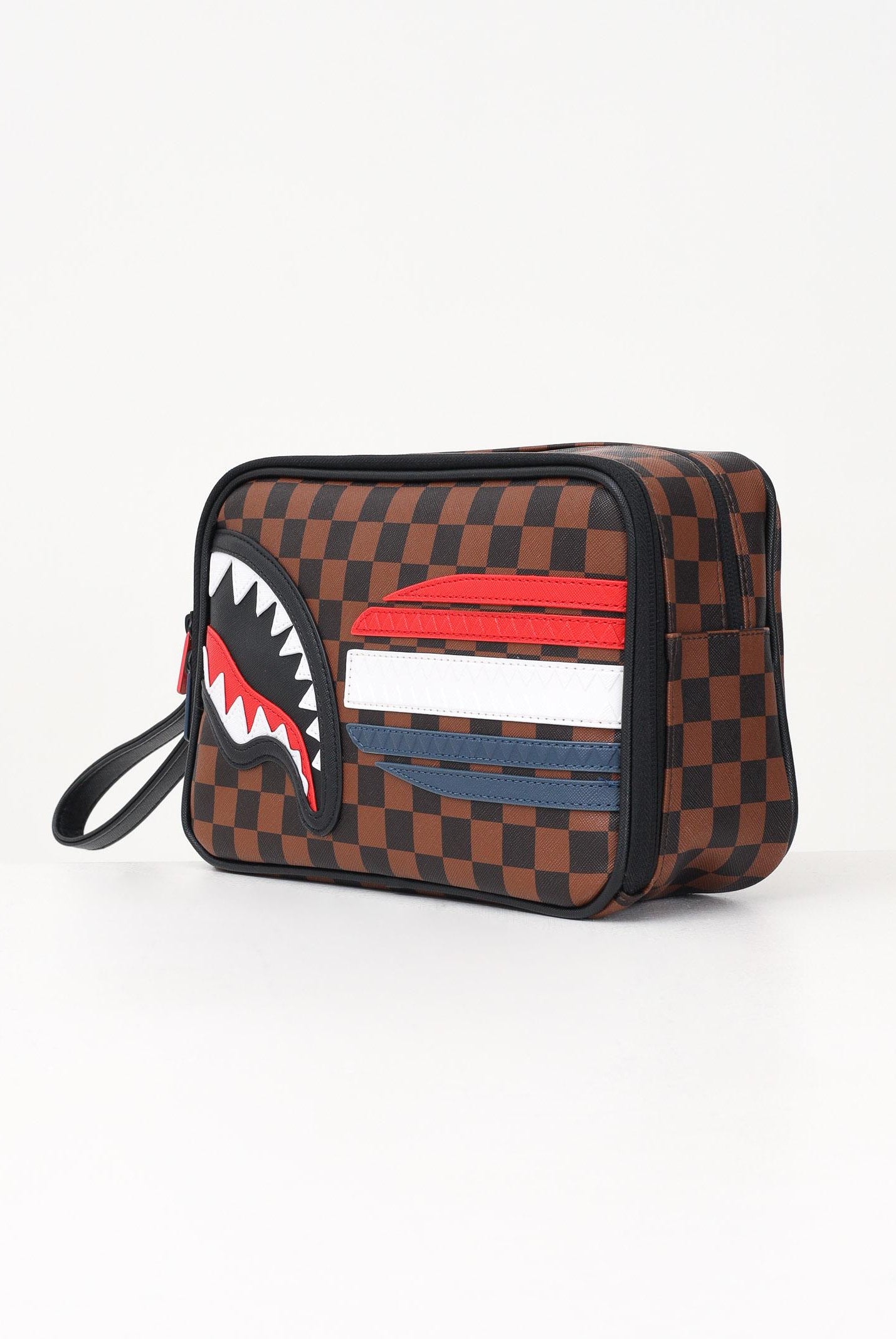 SPRAYGROUND Pochette MACHINE FRANCAISE marrone per uomo e donna 910B7492NSZ  SPRAYGROUND