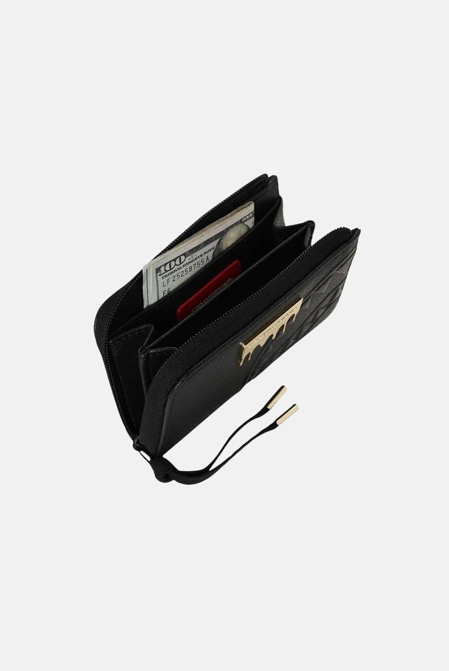 SPRAYGROUND Portafogli GOLD BRICK LUX nero per uomo e donna 910W9046NSZ . SPRAYGROUND