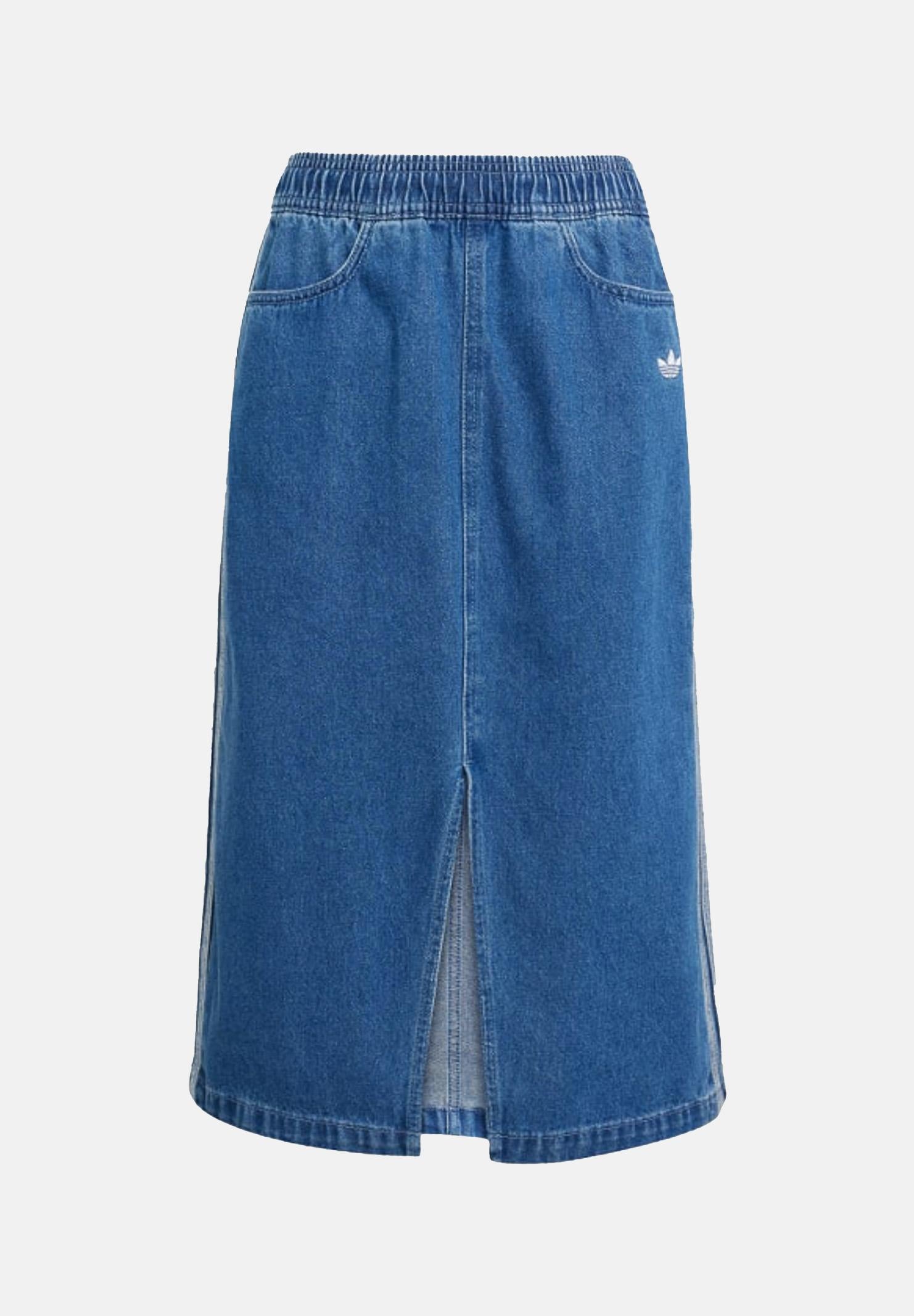 ADIDAS ORIGINALS Gonna in denim chiaro da bambina JC7879 . ADIDAS ORIGINALS