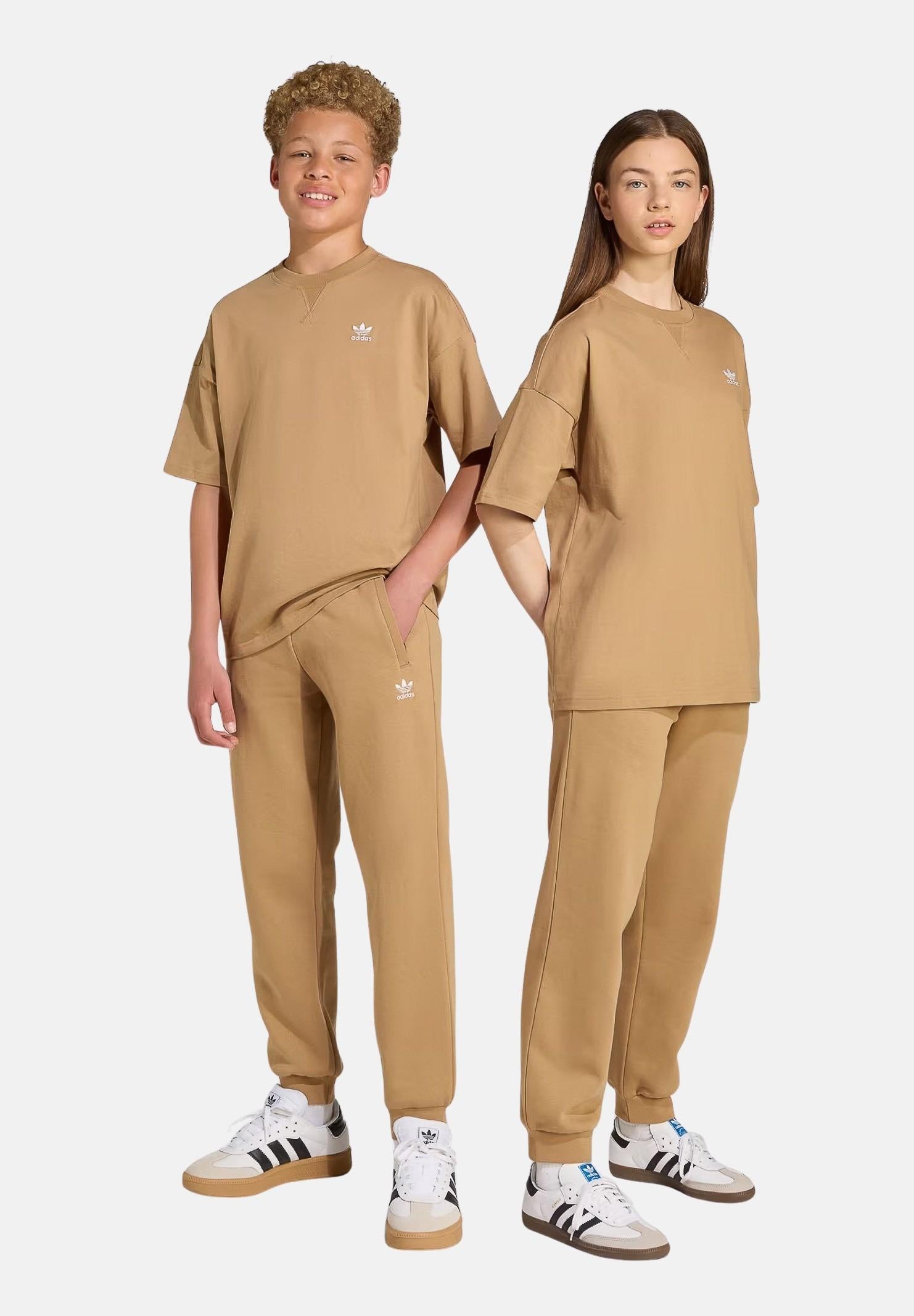 ADIDAS ORIGINALS Pantalone sportivo Loose-Fit beige per bambino e bambina JX2753 ADIDAS ORIGINALS