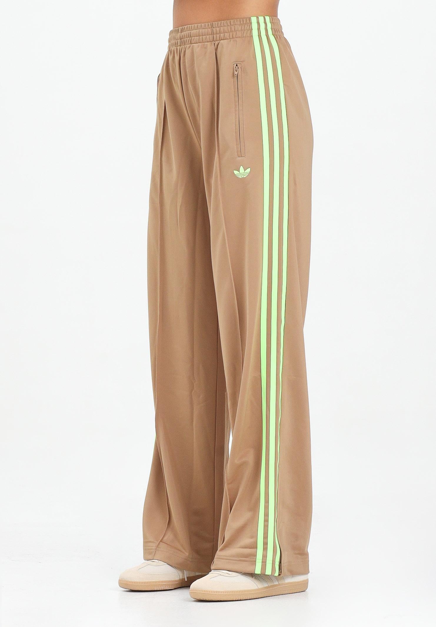 ADIDAS ORIGINALS Pantalone sportivo Adicolor Classic Firebird Loose beige da donna JW1230 . ADIDAS ORIGINALS