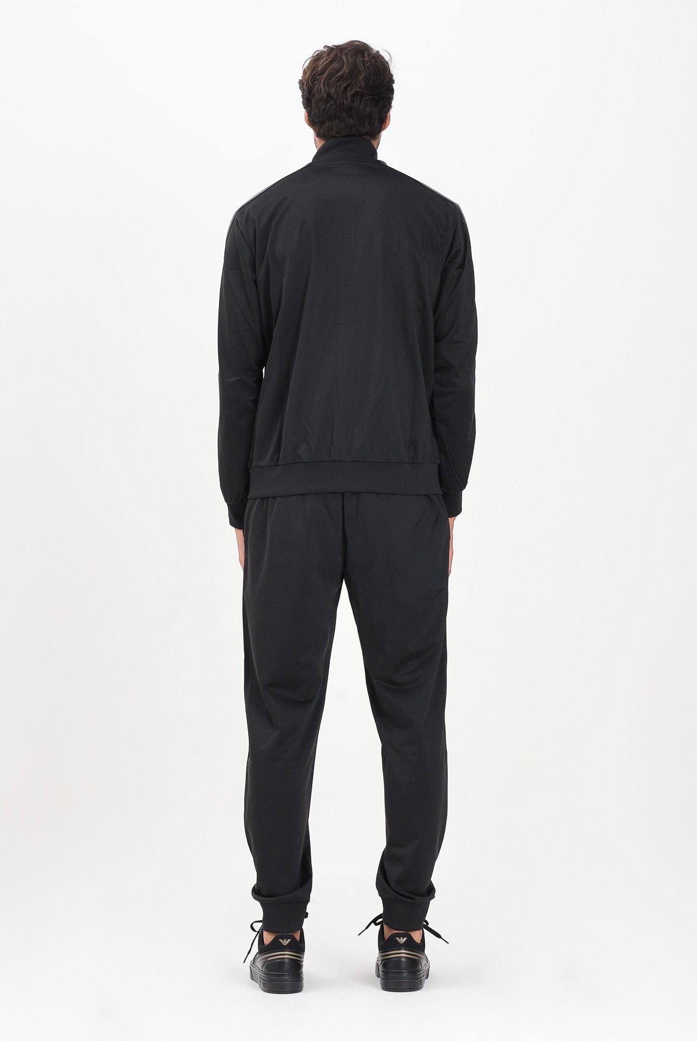 EA7 Tuta nera da uomo con logo 7M000970AF12449 UC001 EA7