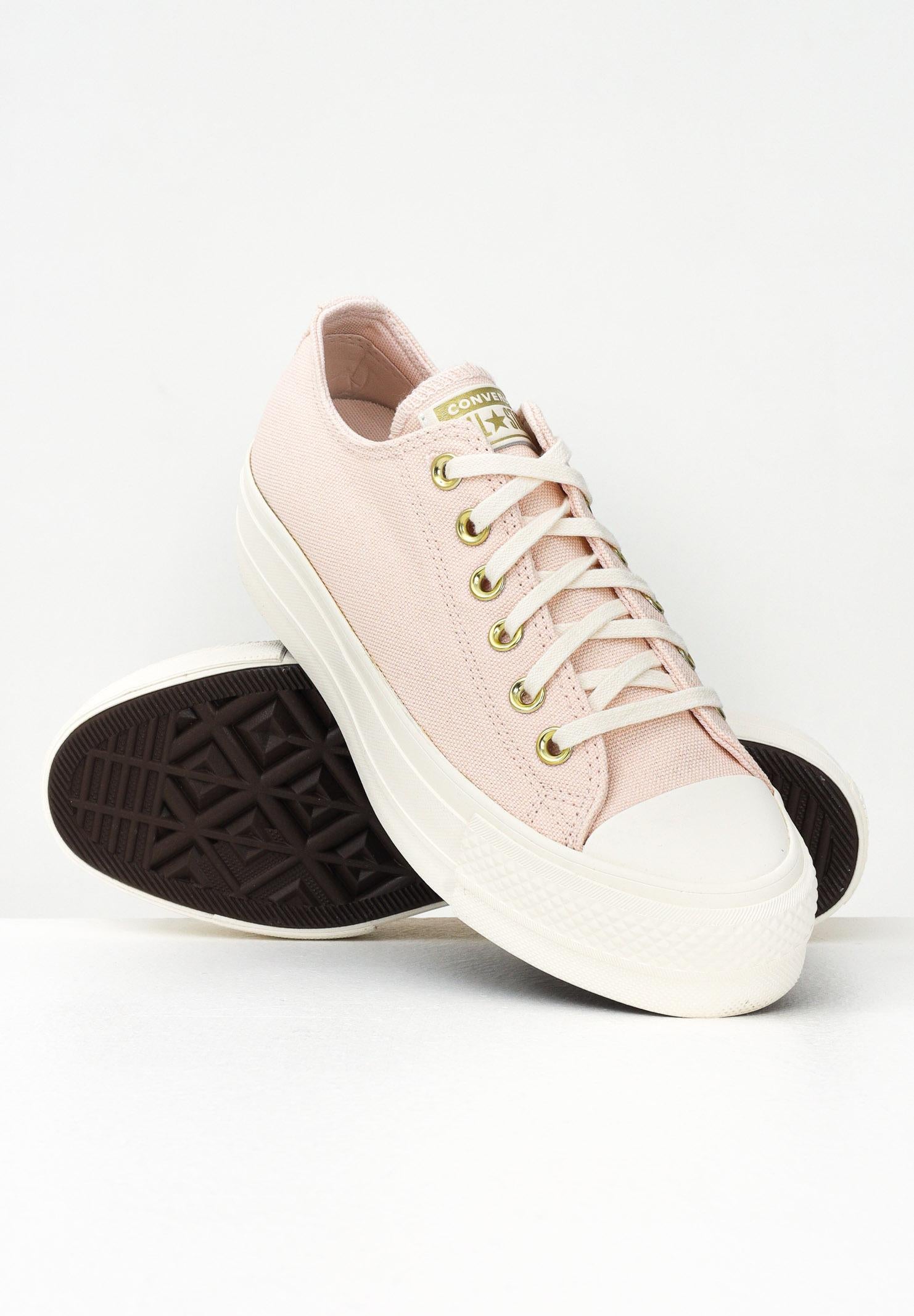 CONVERSE Sneakers Chuck Taylor All Star Lift Gold rosa da donna A12584C . CONVERSE