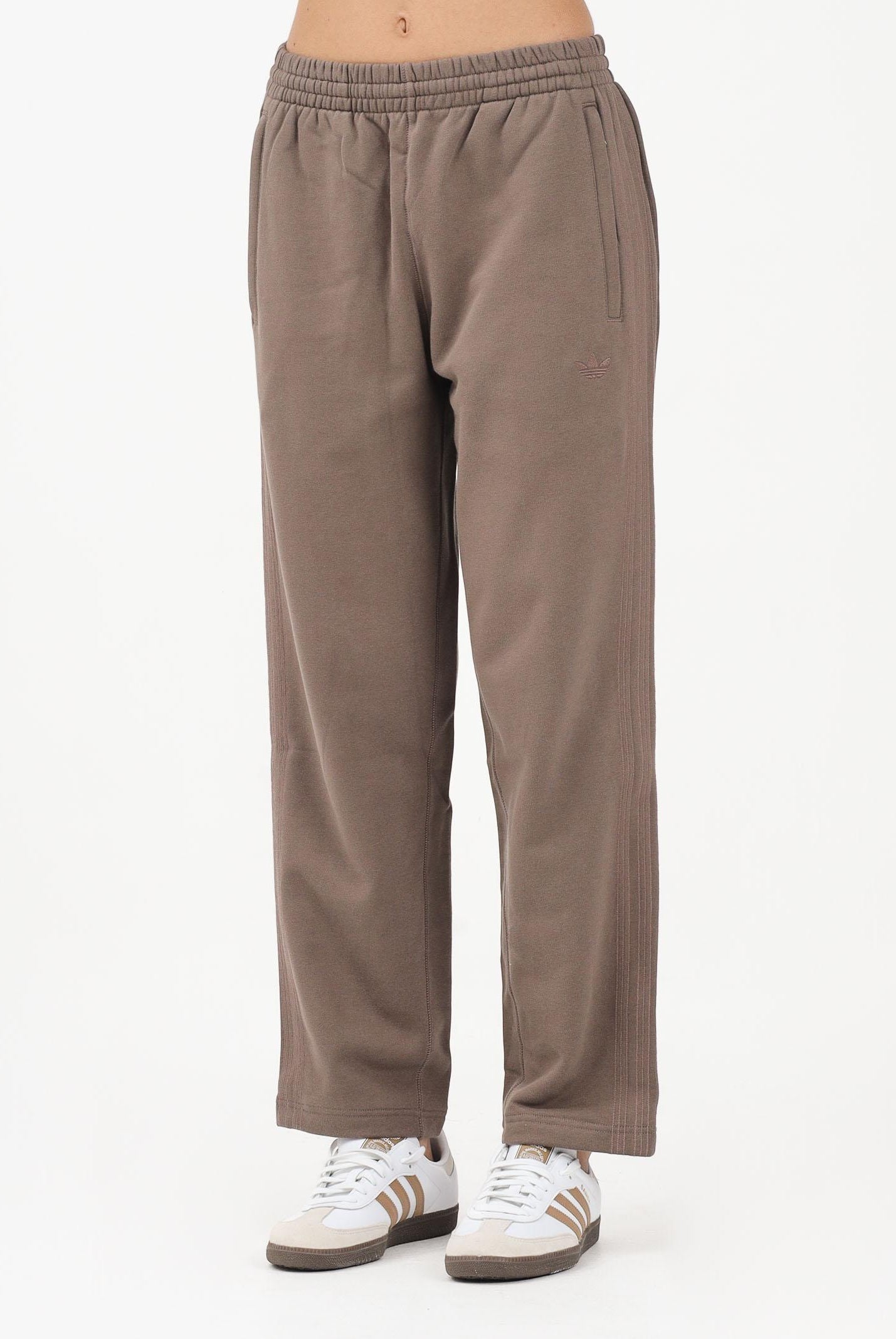 ADIDAS ORIGNALS Pantalone sportivo Premium Essentials Open Hem marrone da donna JW1046 . ADIDAS ORIGINALS