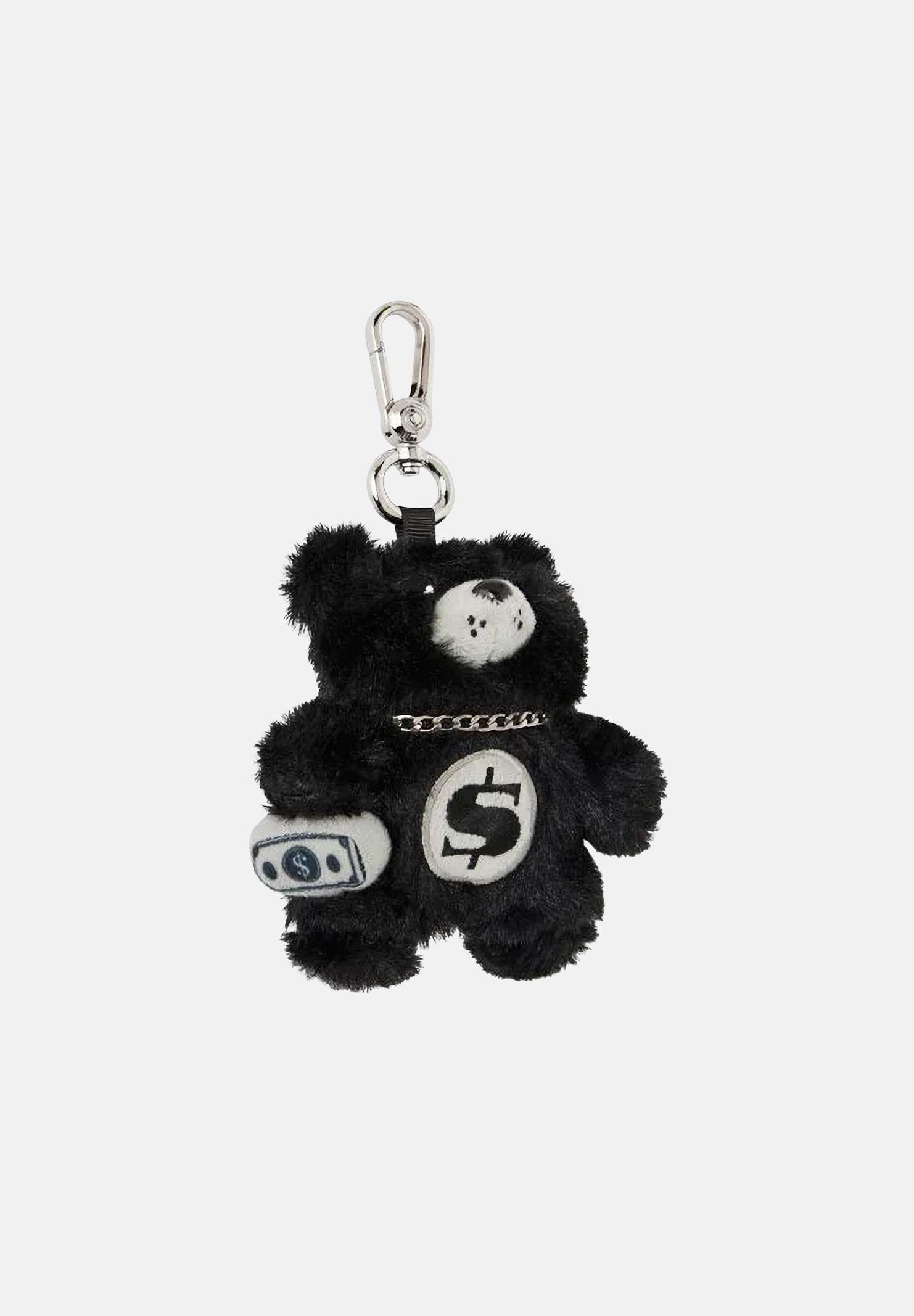 SPRAYGROUND Ciondolo FUR CRAY BLACK BEAR KEYCHAIN nero da donna 910K8353NSZ . SPRAYGROUND