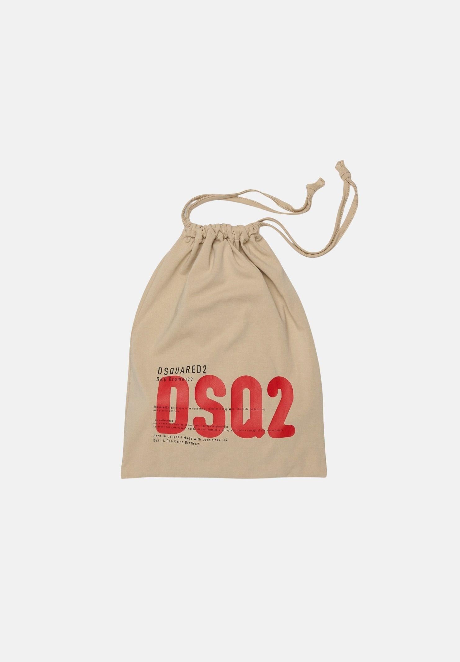 DSQUARED2 Completino beige da neonato con logo DSQ2 DQ3249D008J DQ717 DSQUARED2