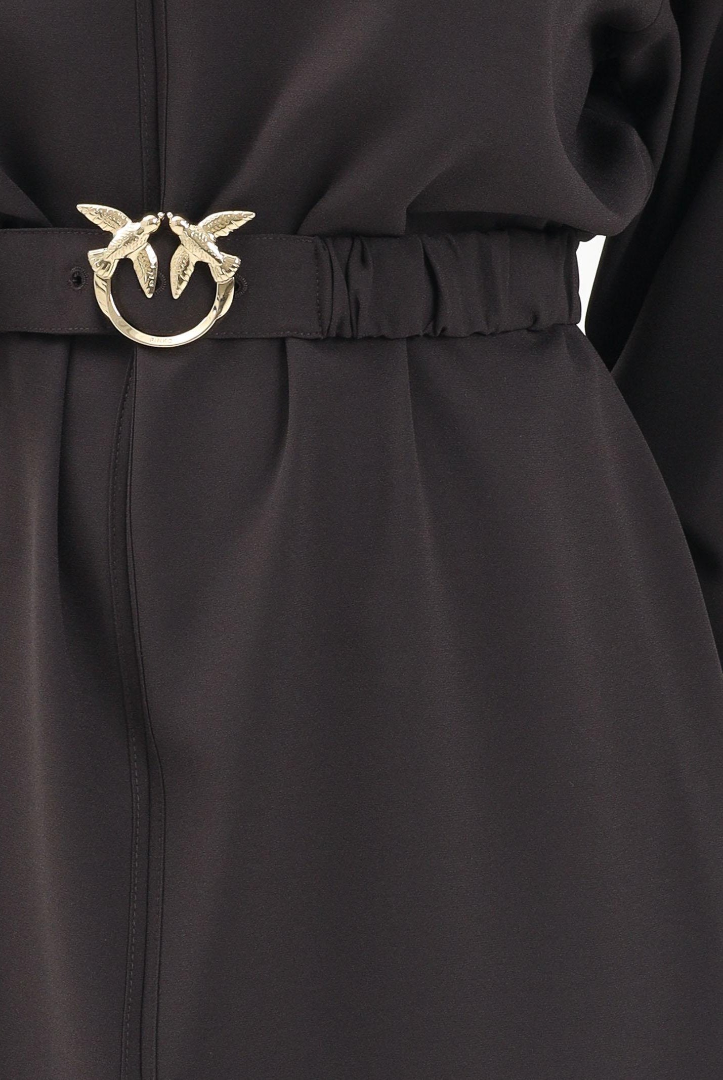 PINKO Abito corto marrone da donna con cintura 105586A2QW M04 PINKO