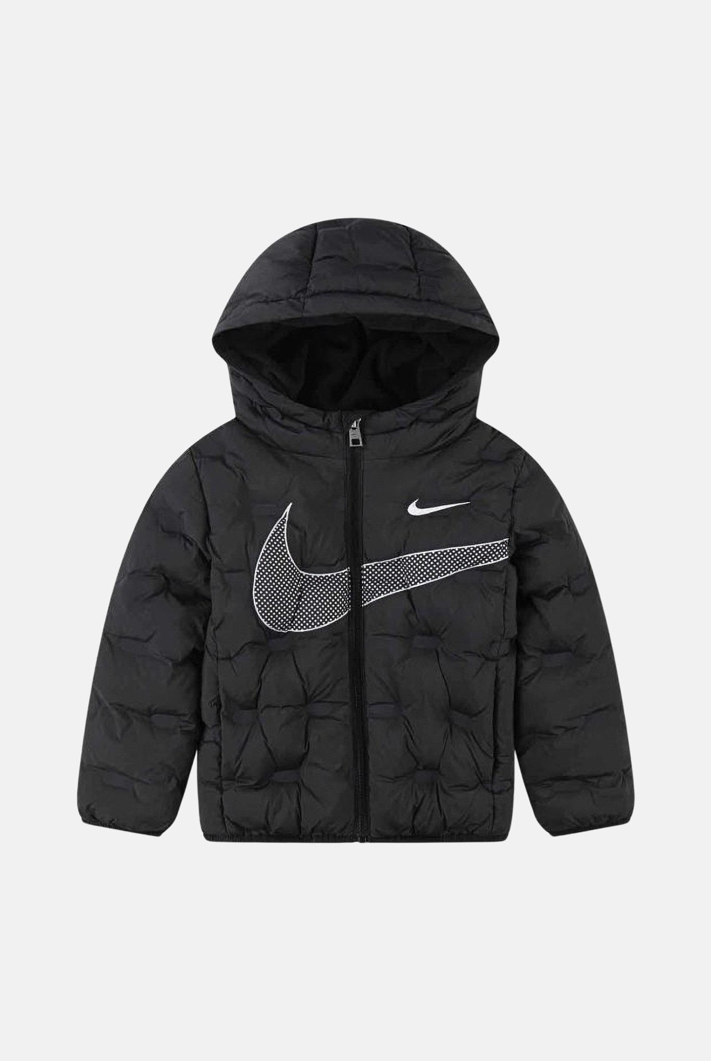NIKE Piumino SEAMLESS QUILT nero per bambino e bambina 86N108 023 NIKE