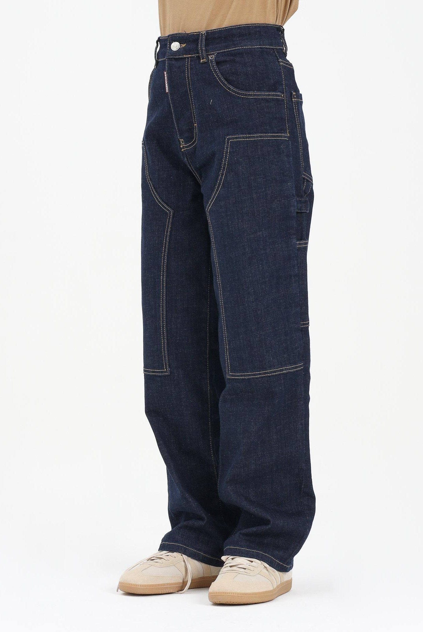 DSQUARED2 Jeans Loose Jean in denim blu per donna, ragazzi e bambini DQ2636D0AAM DQ01 DSQUARED2